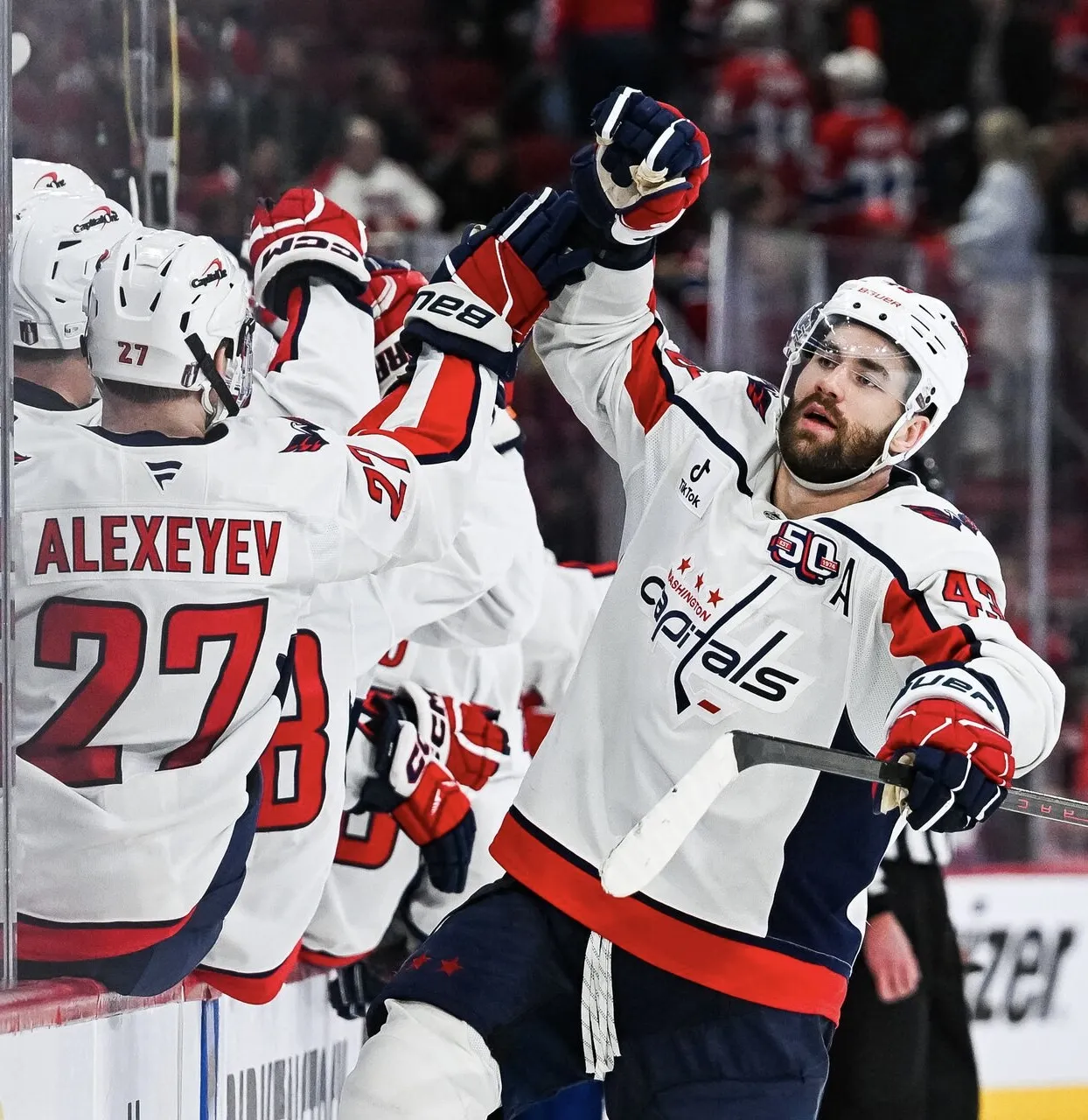 Tom Wilson on his viral crybaby taunt after his bench brawl in Game 3: ‘I should probably just shut up sometimes’