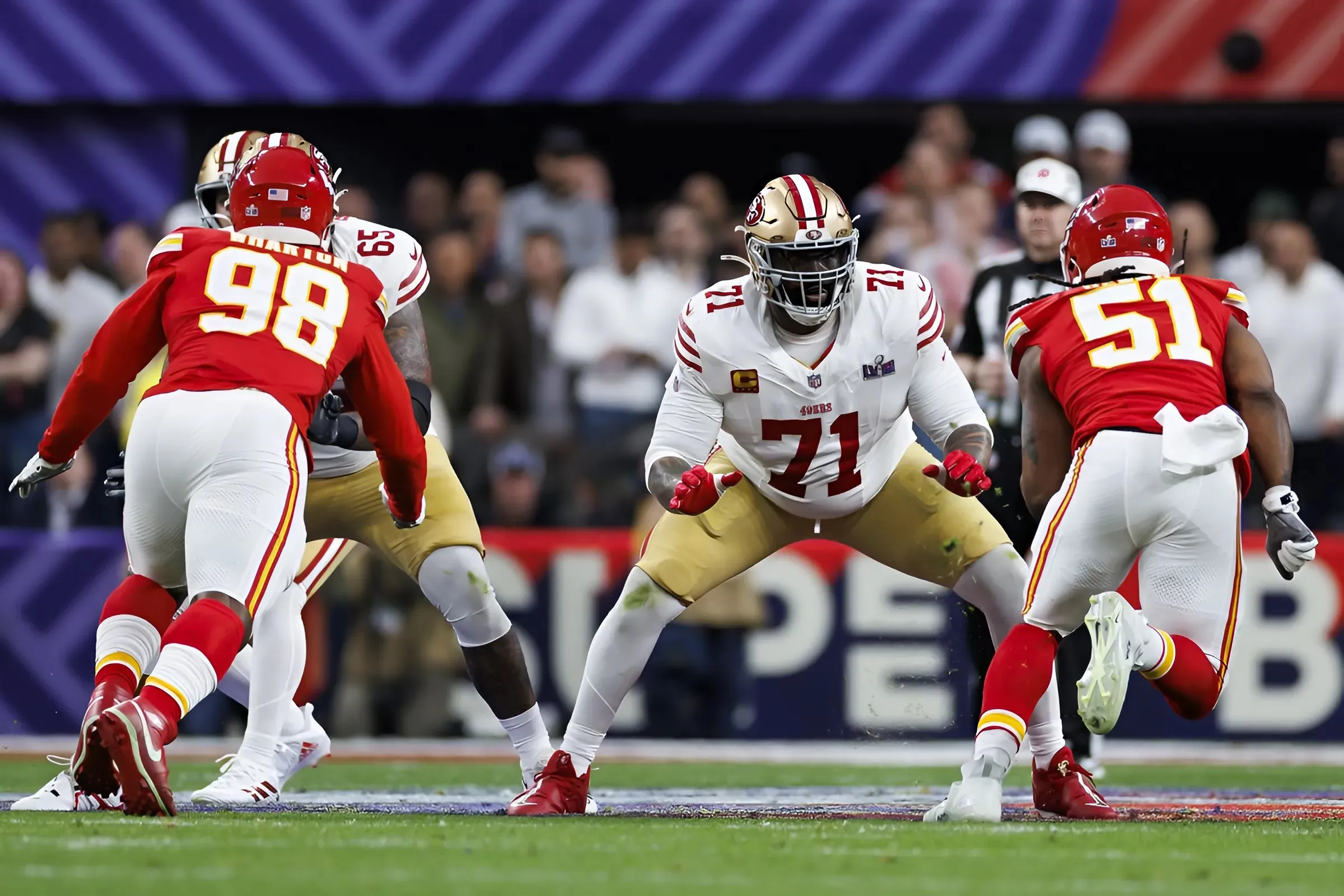 49ers opt not to draft an offensive tackle, ignoring a long-term need again