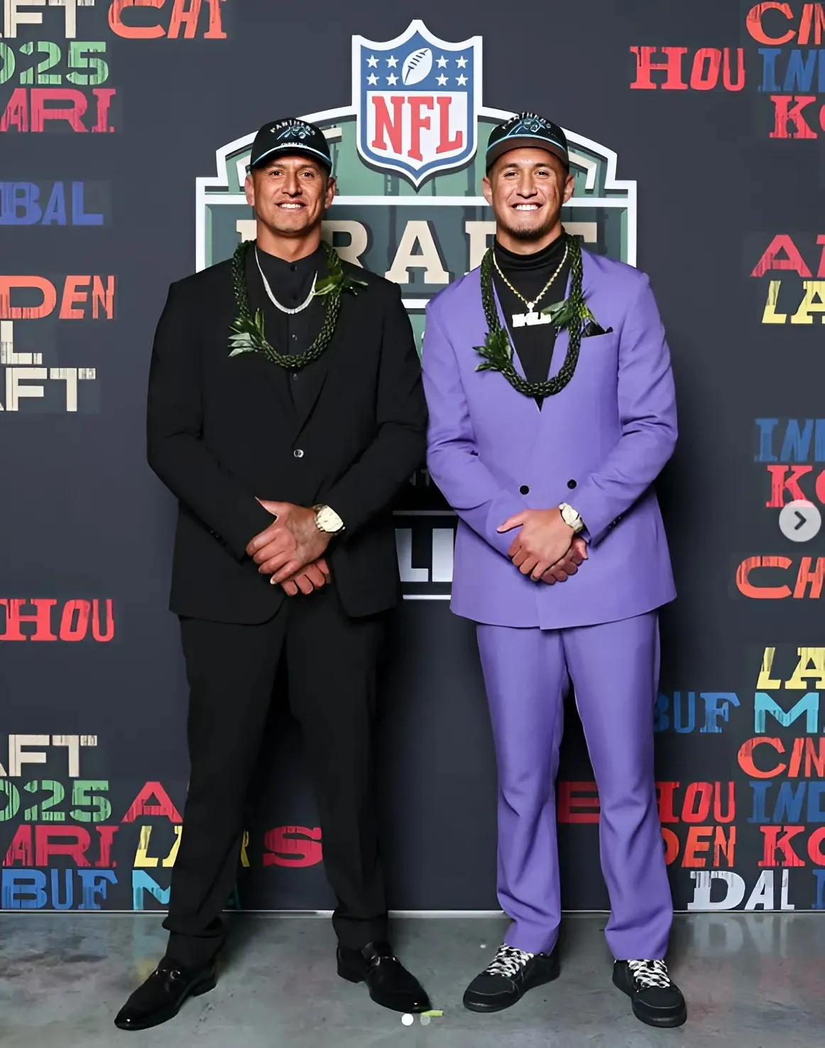 NFL rookie Tetairoa McMillan celebrates in Hawaii before joining Carolina Panthers