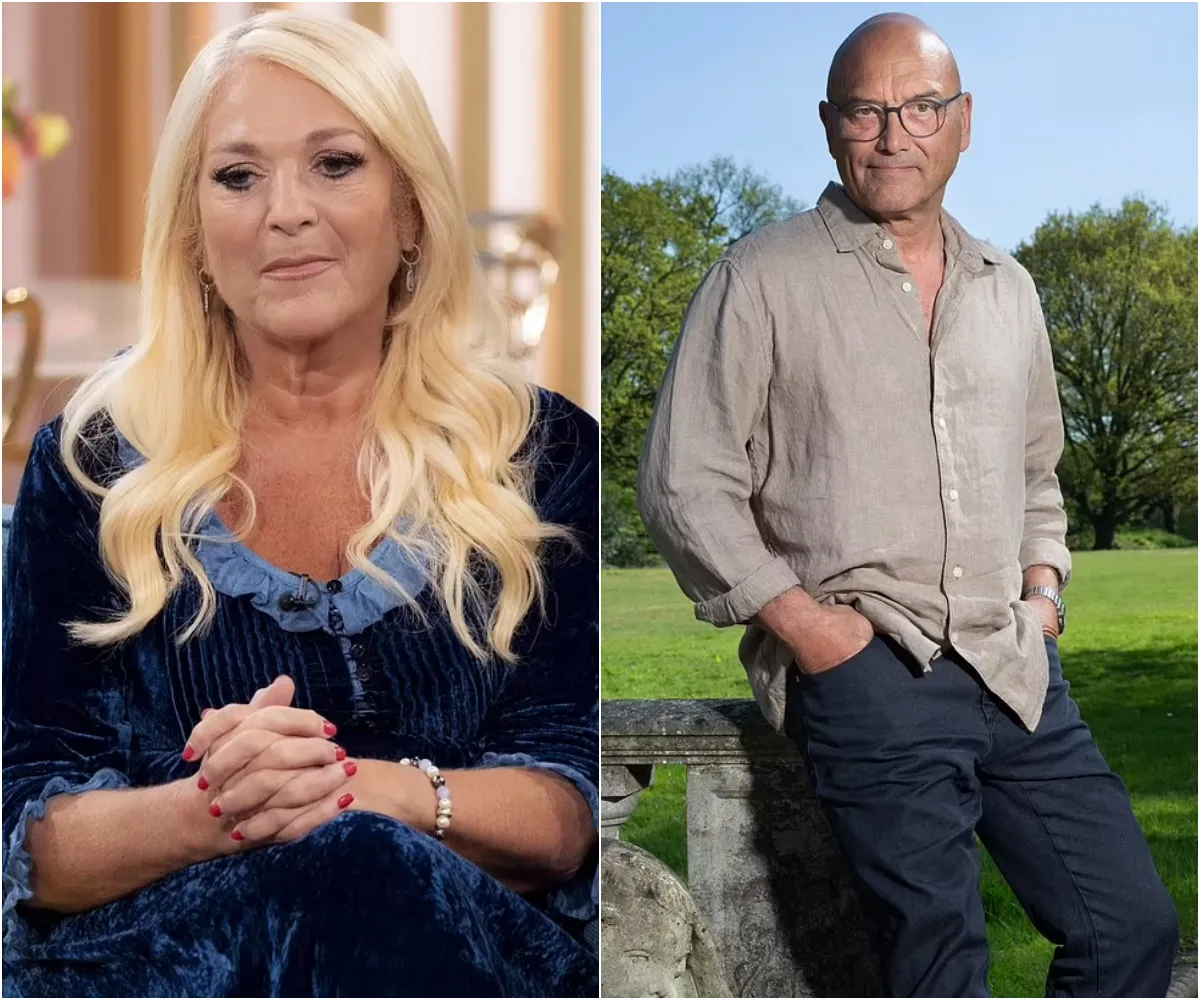 Vanessa Feltz responds to Gregg Wallace's claim that he was 'knocked for six' by her accusations he made a sexual remark to her friend in an elevator as she corrects... - suong