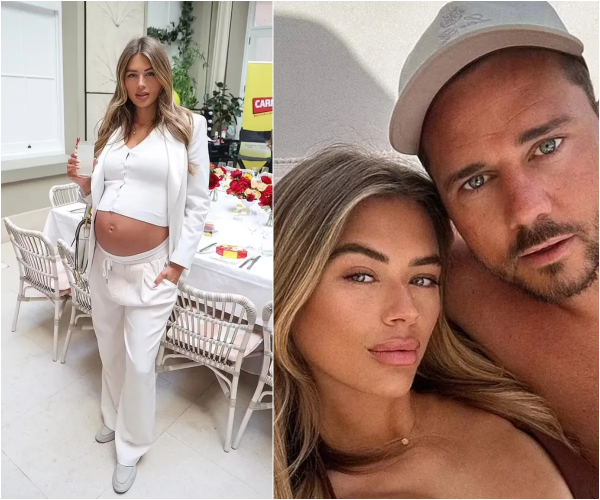 Love Island star Arabella Chi reveals if she will show her baby on social media as she gives update on 'tough' final weeks of pregnancy - suong