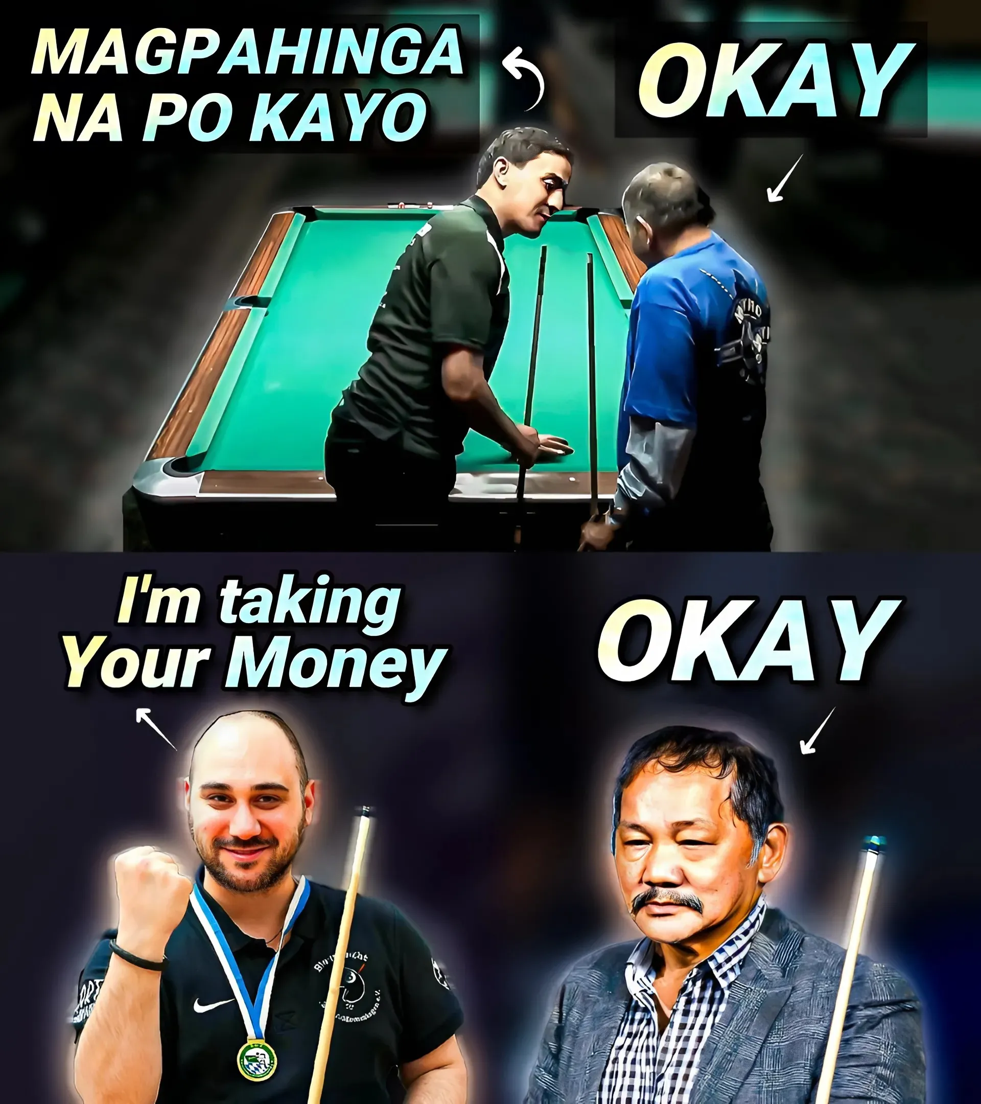 Overconfident! Young Player Thought He Could Fool 68-Year-Old Legend Efren Reyes – And The End Was Unexpected!