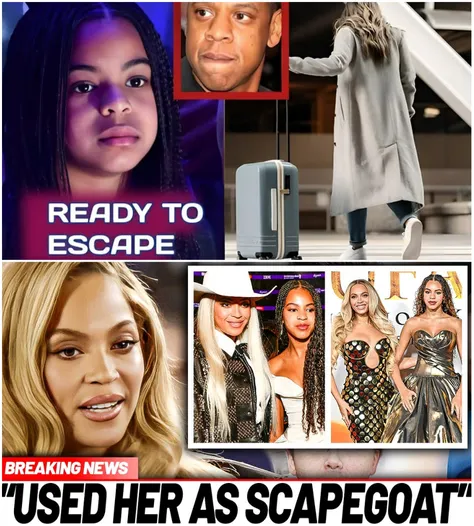 BREAKING CLIP: Blue Ivy in tears as Beyonce was caught at Airport trying to escape with Jay-Z money 😔😔😔