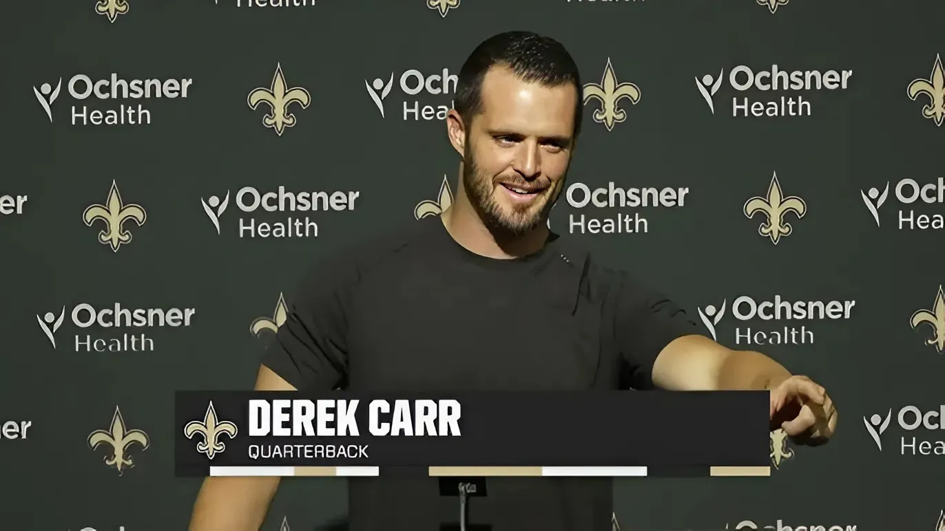 Saints' Derek Carr confirms rumor during guest sermon at Las Vegas church