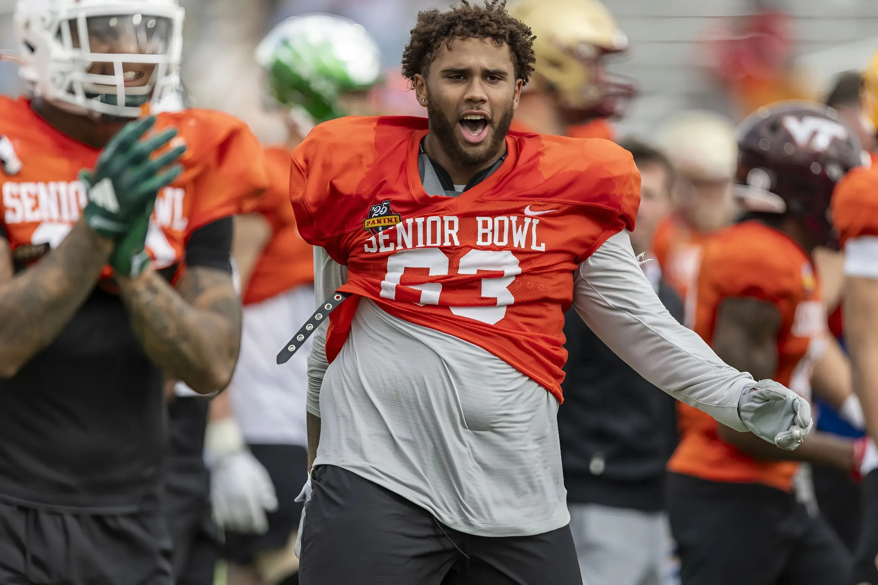 Giants’ Marcus Mbow ‘has the talent and gift to play all five’ OL positions