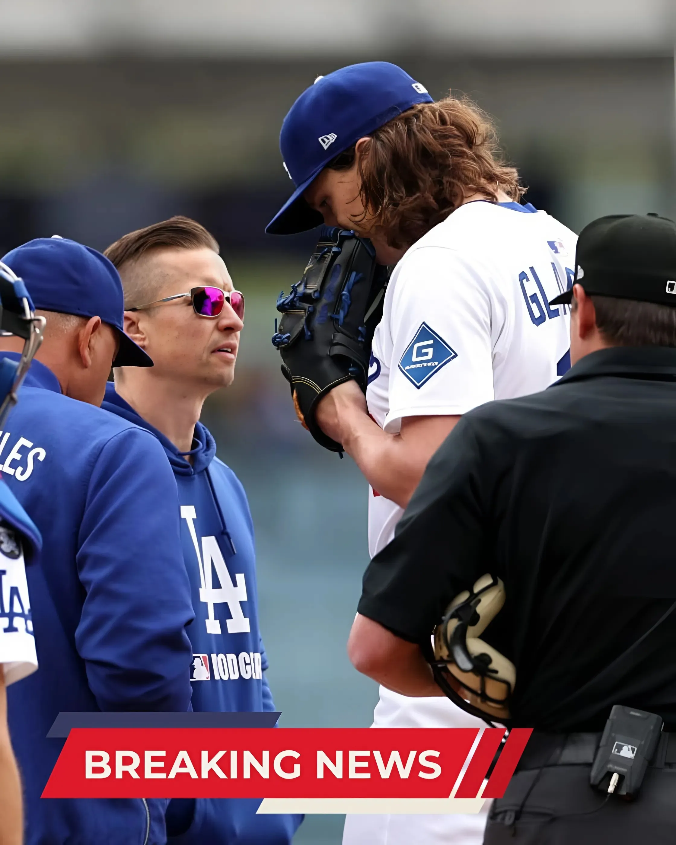 Dodgers’ Dave Roberts Says Tyler Glasnow’s Injury ‘Probably Not’ Long-Term Concern