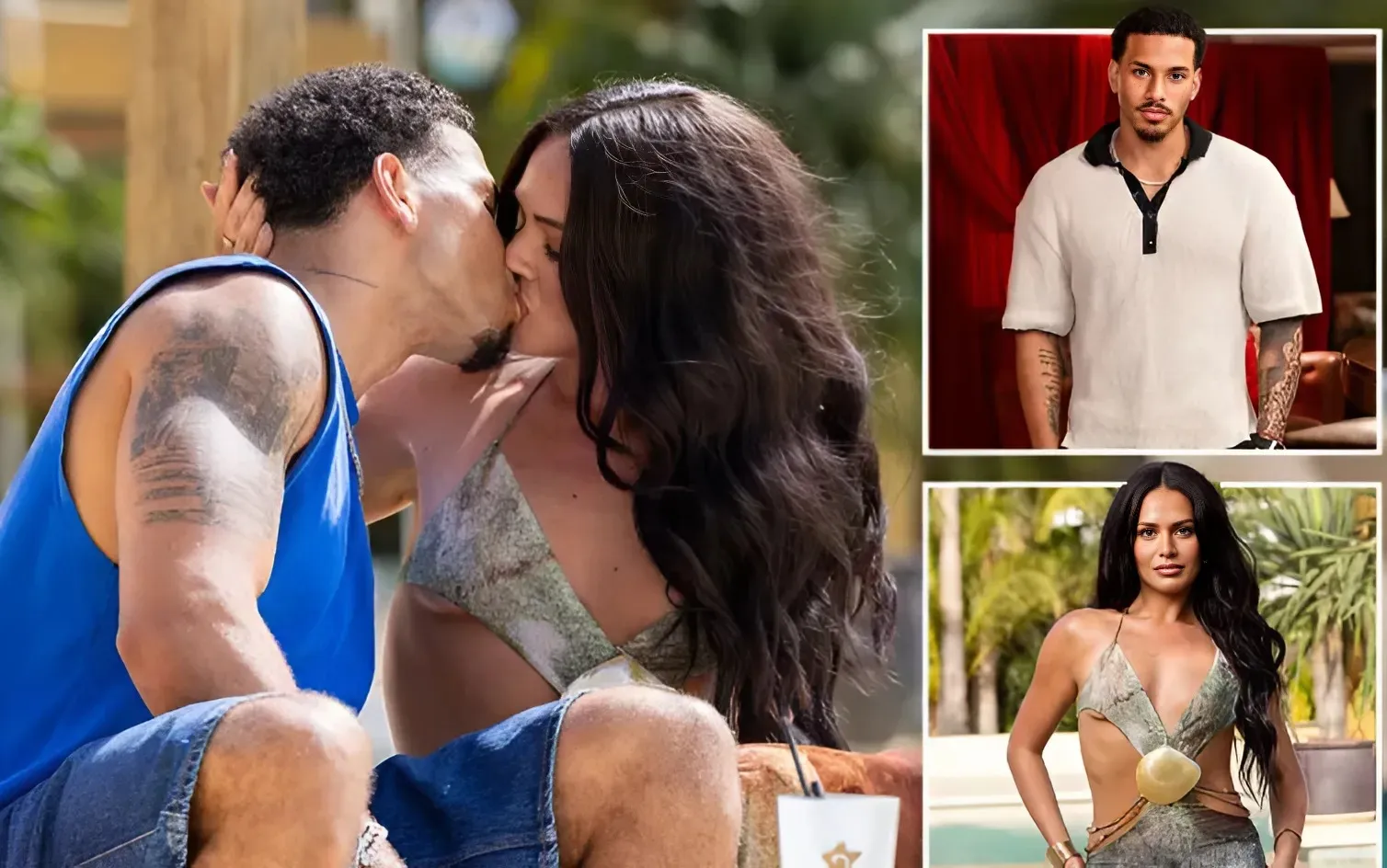 Love Island’s Olivia Hawkins shares steamy snog with Celebs Go Dating co-star at Ibiza pool party