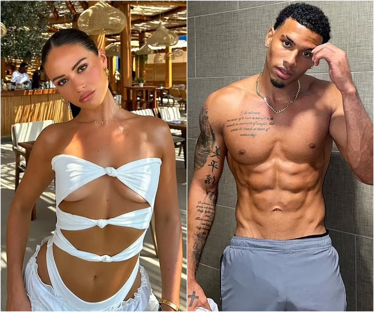 Love Island's Olivia Hawkins and Too Hot to Handle star Louis Russell are 'all over each other' as pair break show rules by 'growing close' on Celebs Go Dating - suong