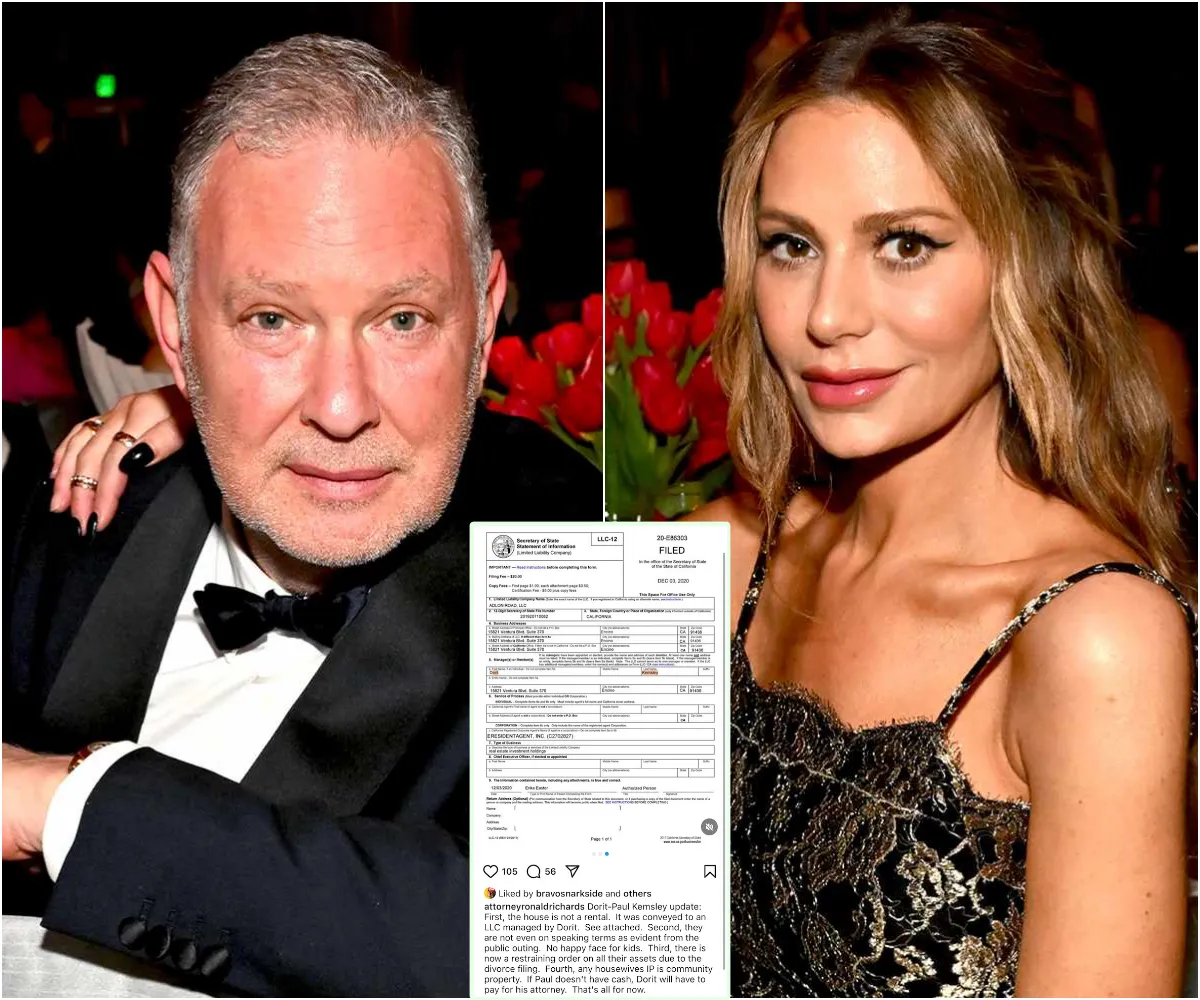 Attorney Shares Who Owns Dorit Kemsley & PK’s $6 Mil Home, Plus Why PK Could Get Her Bravo Salary as She May Have Been “Strategic” in Waiting Until 10-Year Mark of Marriage to File for Divorce - suong