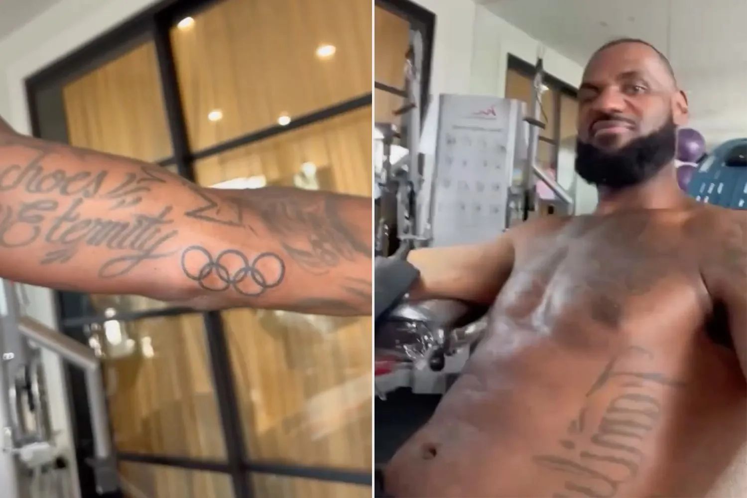 LeBron James added the Olympics rings to his tattoo collection to honor his Gold Medals! 🖋️🏅 LeBron James added the Olympics rings to his tattoo collection to honor his Gold Medals! 🖋️🏅