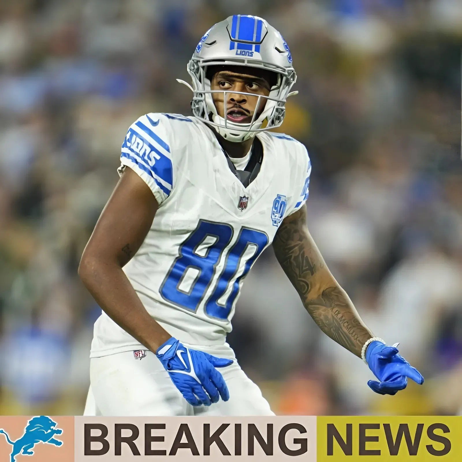 BREAKING NEWS: Lions Part Ways With 25-Year-Old WR Days After NFL Draft