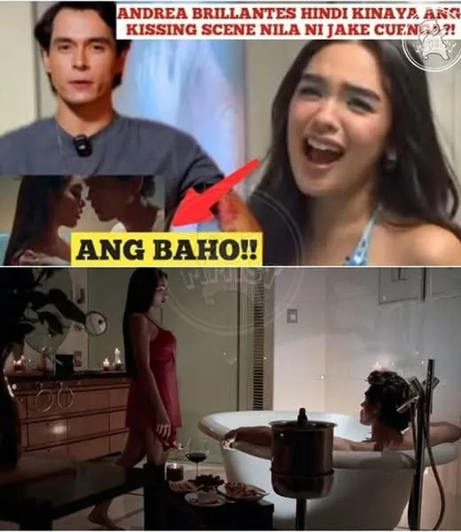 ANDREA BRILLANTES COULDN'T LET HER KISSING SCENE WITH JAKE CUENCA IN BATANG QUIAPO