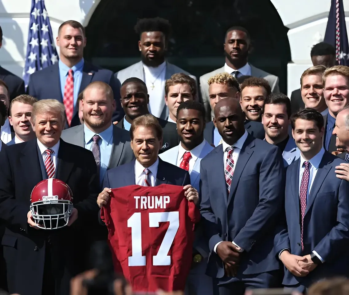 Nick Saban shares Donald Trump story from visit to White House with Alabama football