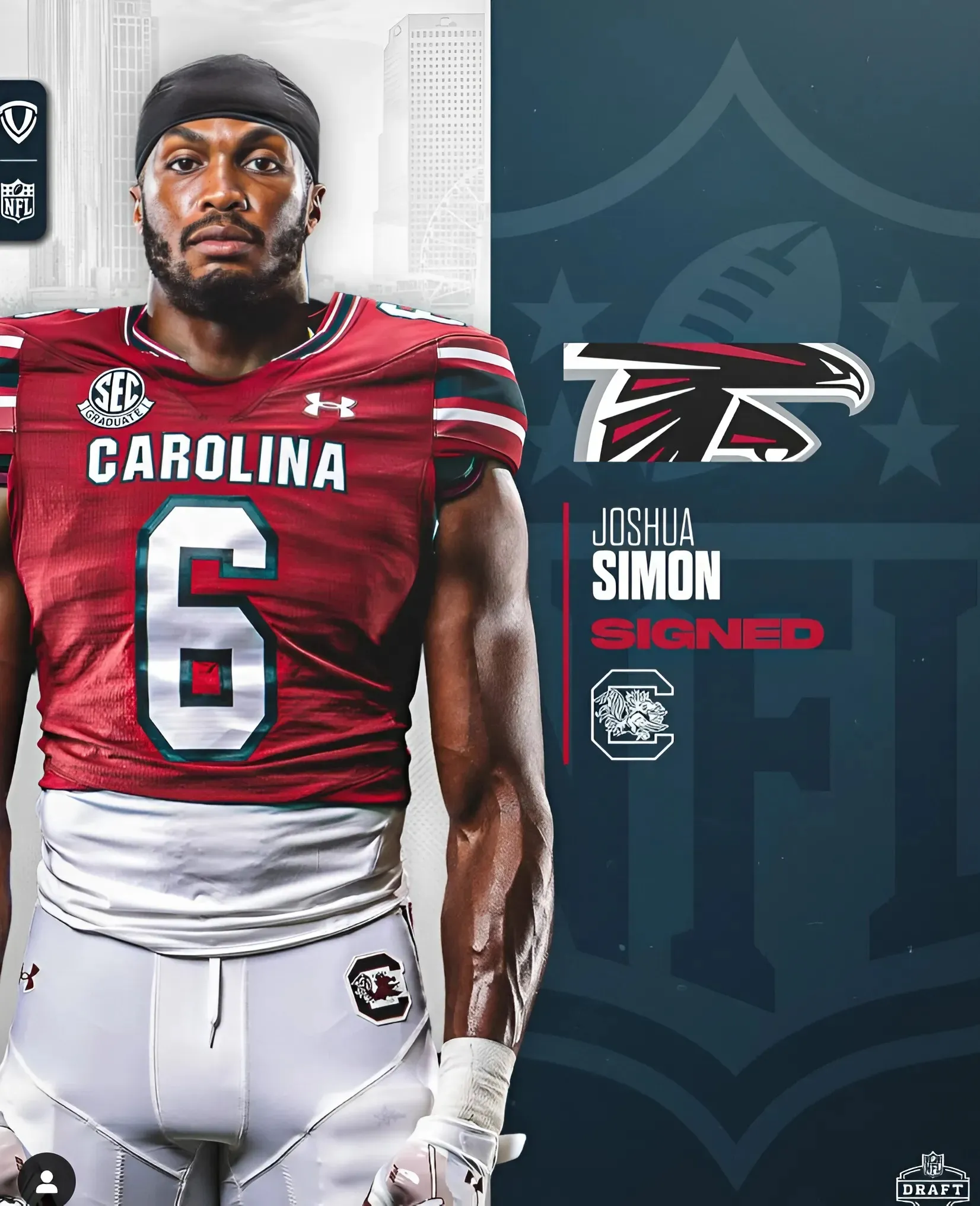Atlanta Falcons signed a surprisingly talented undrafted free agent on offense that the rest of the NFL forgot to draft