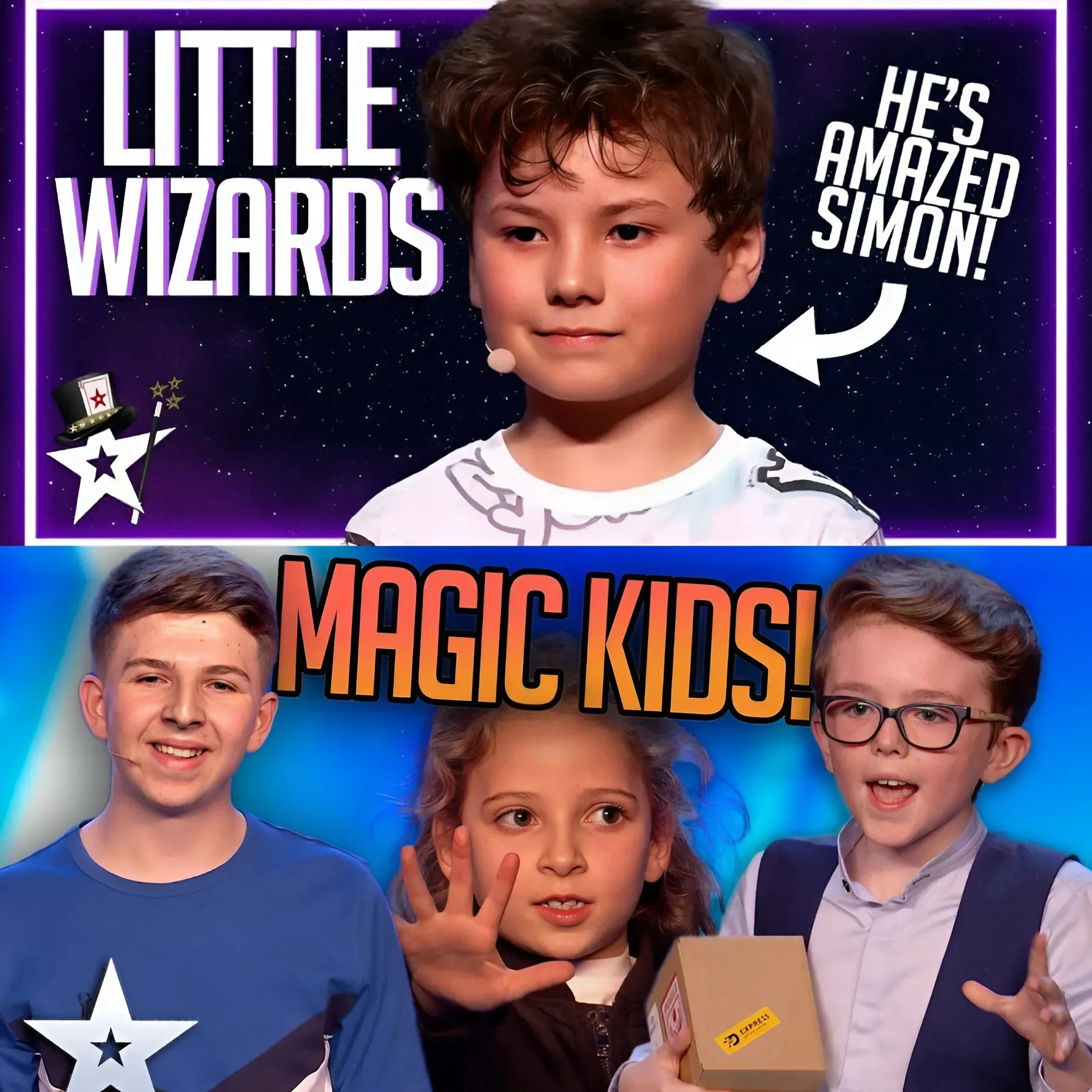 10 AMAZING Little Wizards on Britain's Got Talent and America's Got Talent!