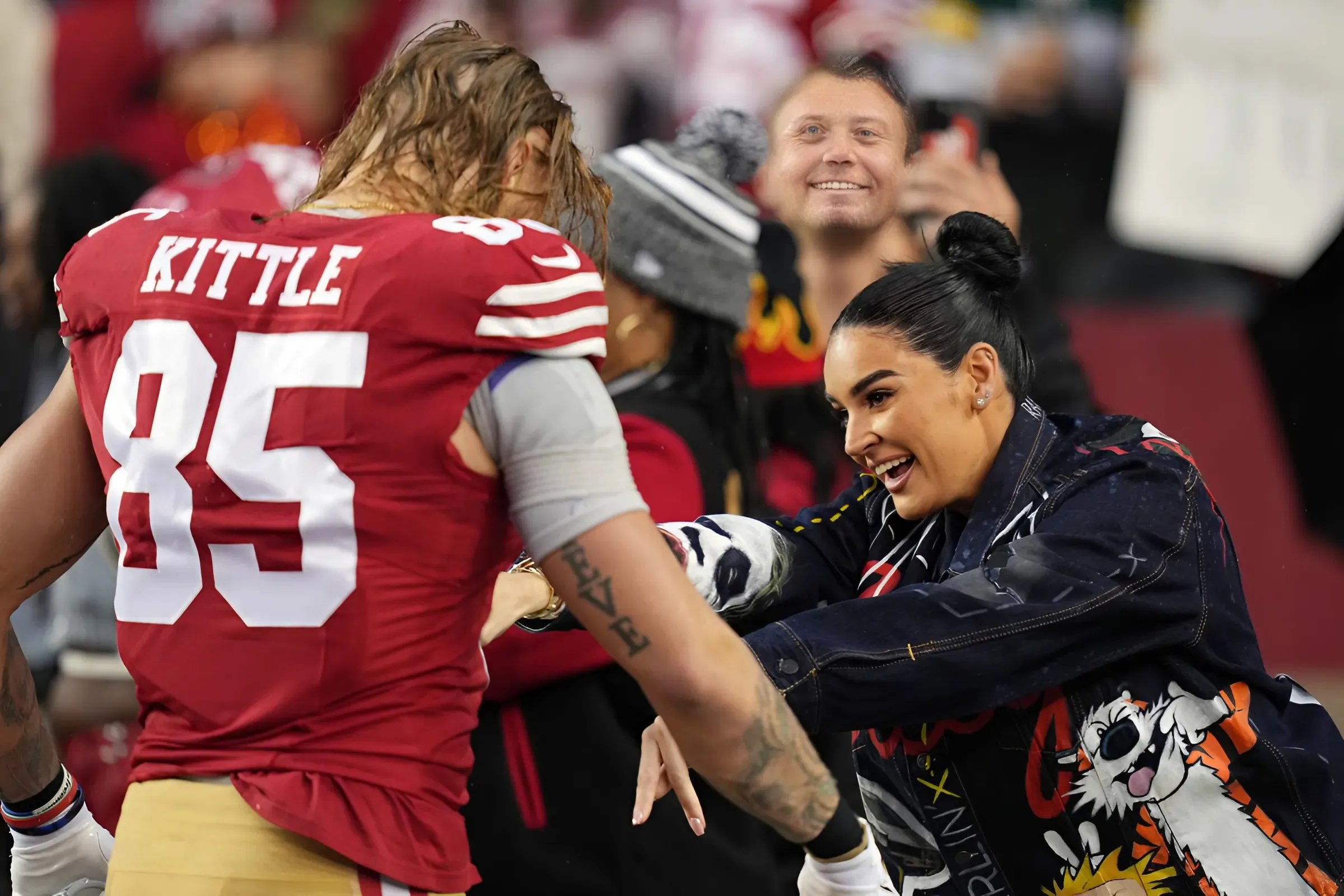49ers George Kittle and Wife Celebrate $76.4 Million Contract Move