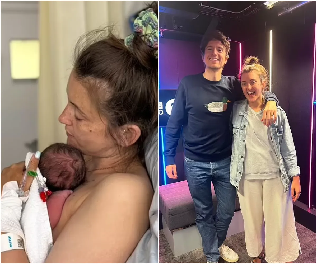 BBC Radio 1 star gives birth after a 37 hour labour and reveals her baby's unique name - suong