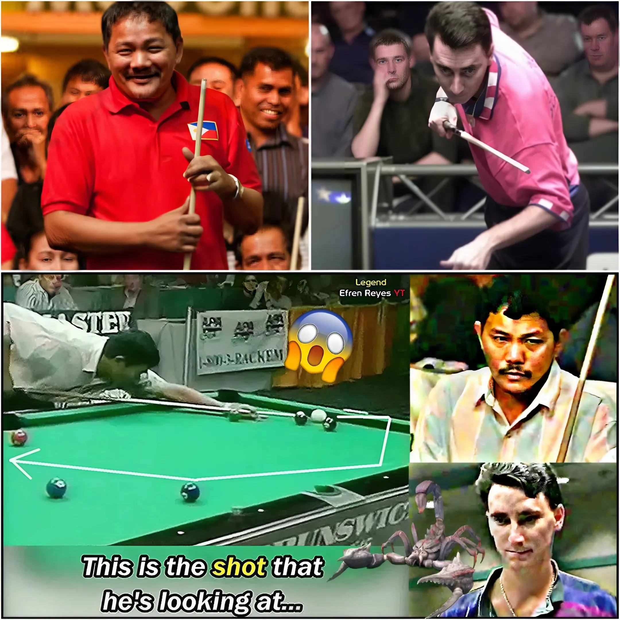 ⚔️ Technique to Paralyze Opponents: Efren Reyes and the Art of Super-Directional Marble Kicking!