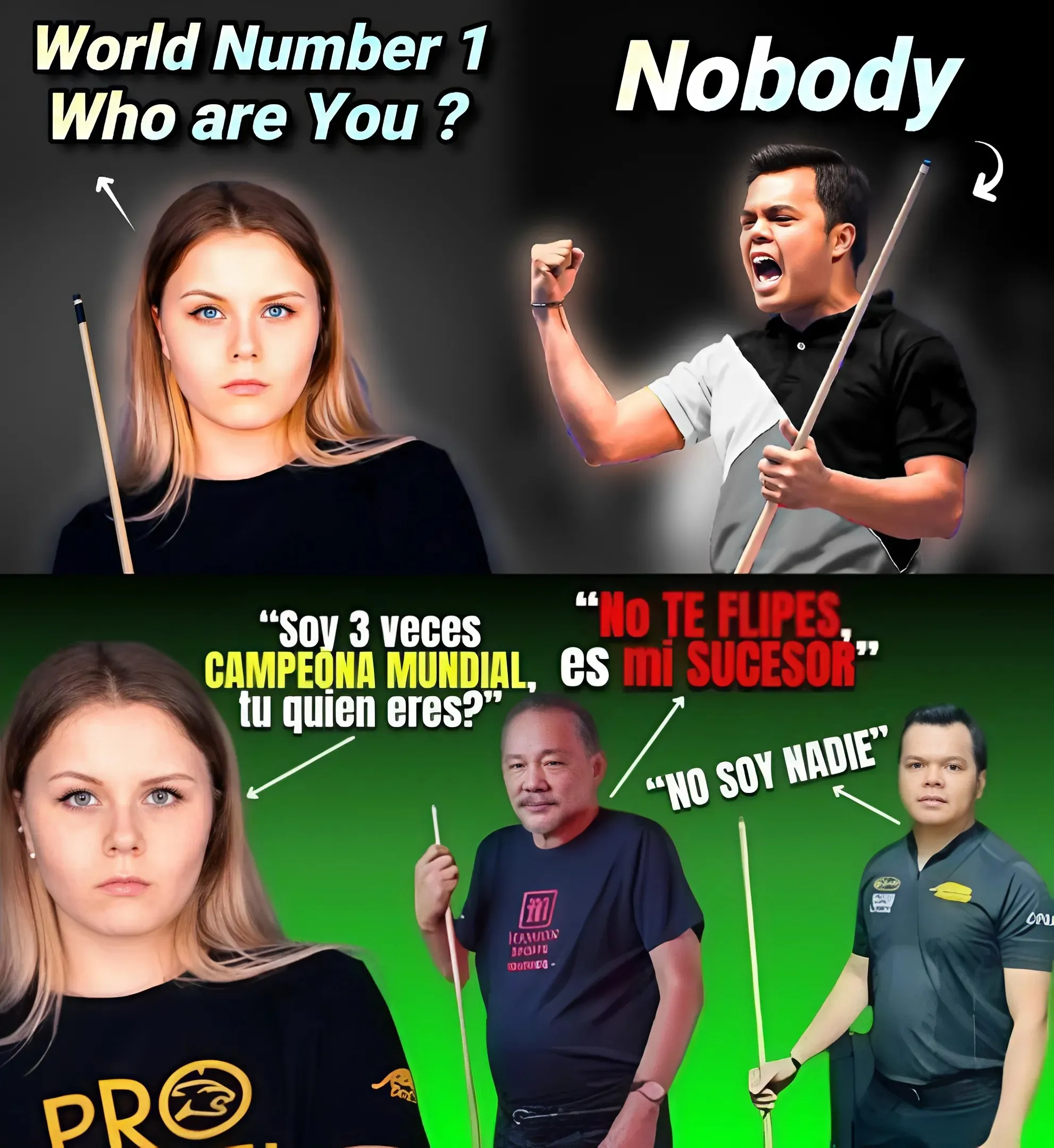 Challenge the Successor! World Champion Tries to Humiliate Efren Reyes and Carlo Biado in Front of the World!