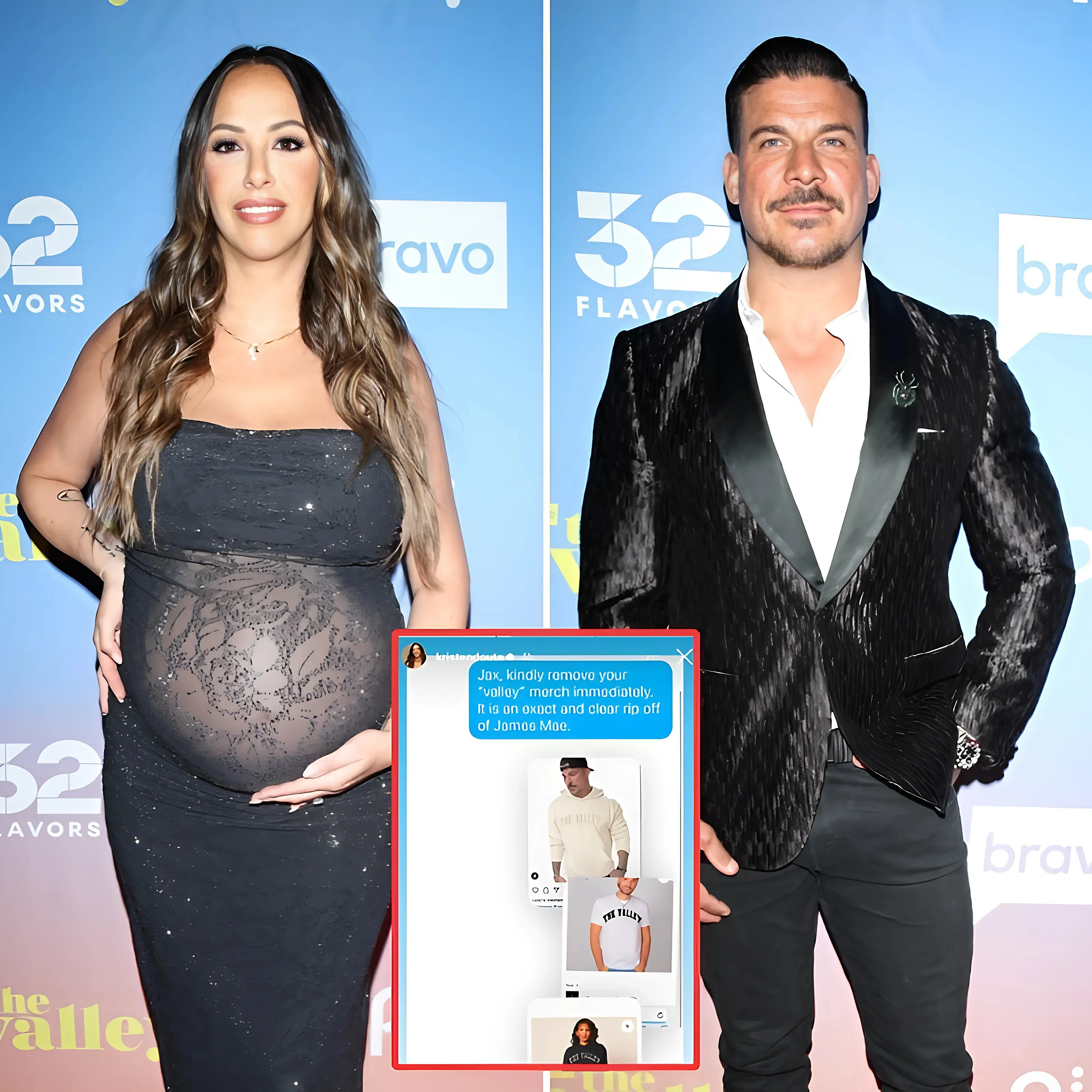 PHOTOS: The Valley’s Kristen Doute Accuses Jax Taylor of ‘Ripping Off’ Her Merch, Demands He “Immediately” Remove It From His Online Store T