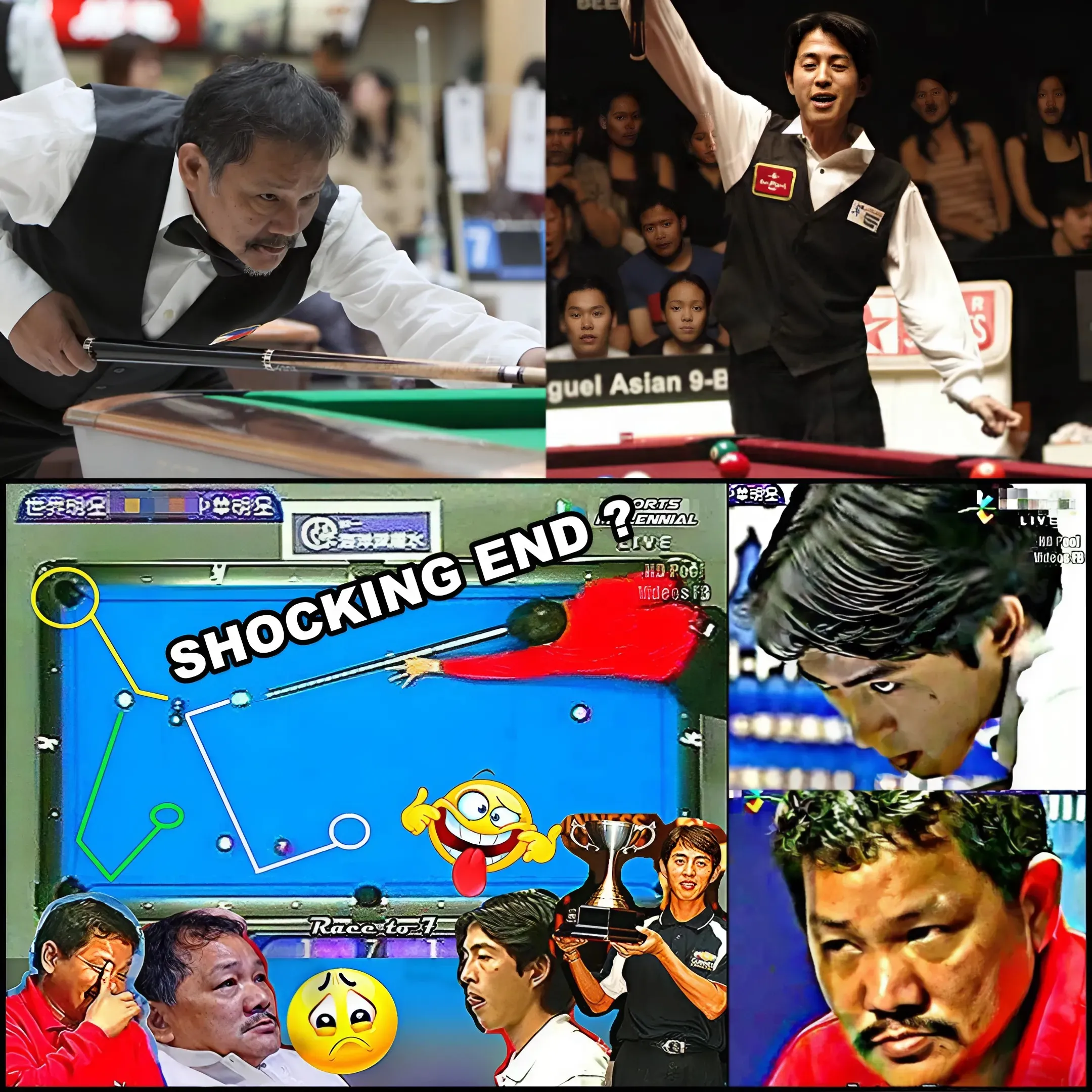 🔥 Pool Table Earthquake: Legend Efren Reyes Stunned by Yang Ching Shun's Counterattack!
