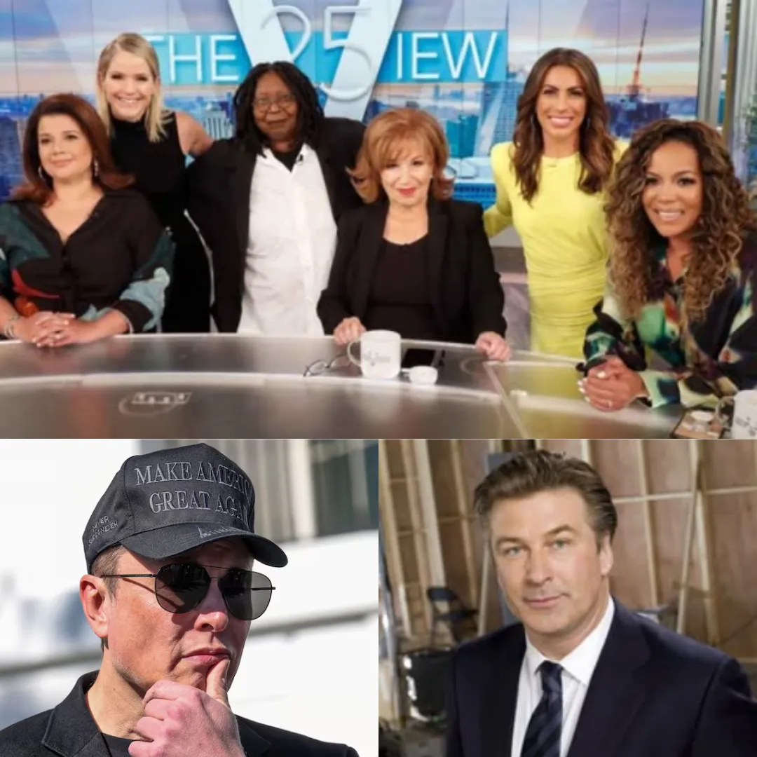 Elon Musk boldly spent $790 million to buy the company AB*C and canceled “The View” after Alec Baldwin called him “Scumbag” on the show.
