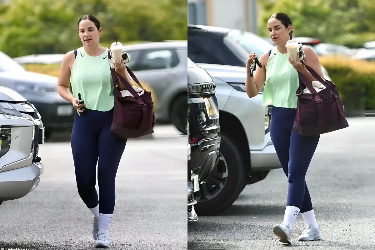 Jacqueline Jossa leaves the gym without her wedding ring on weeks after she and husband Dan Osborne went on 'make or break holiday' to save their marriage liennhi