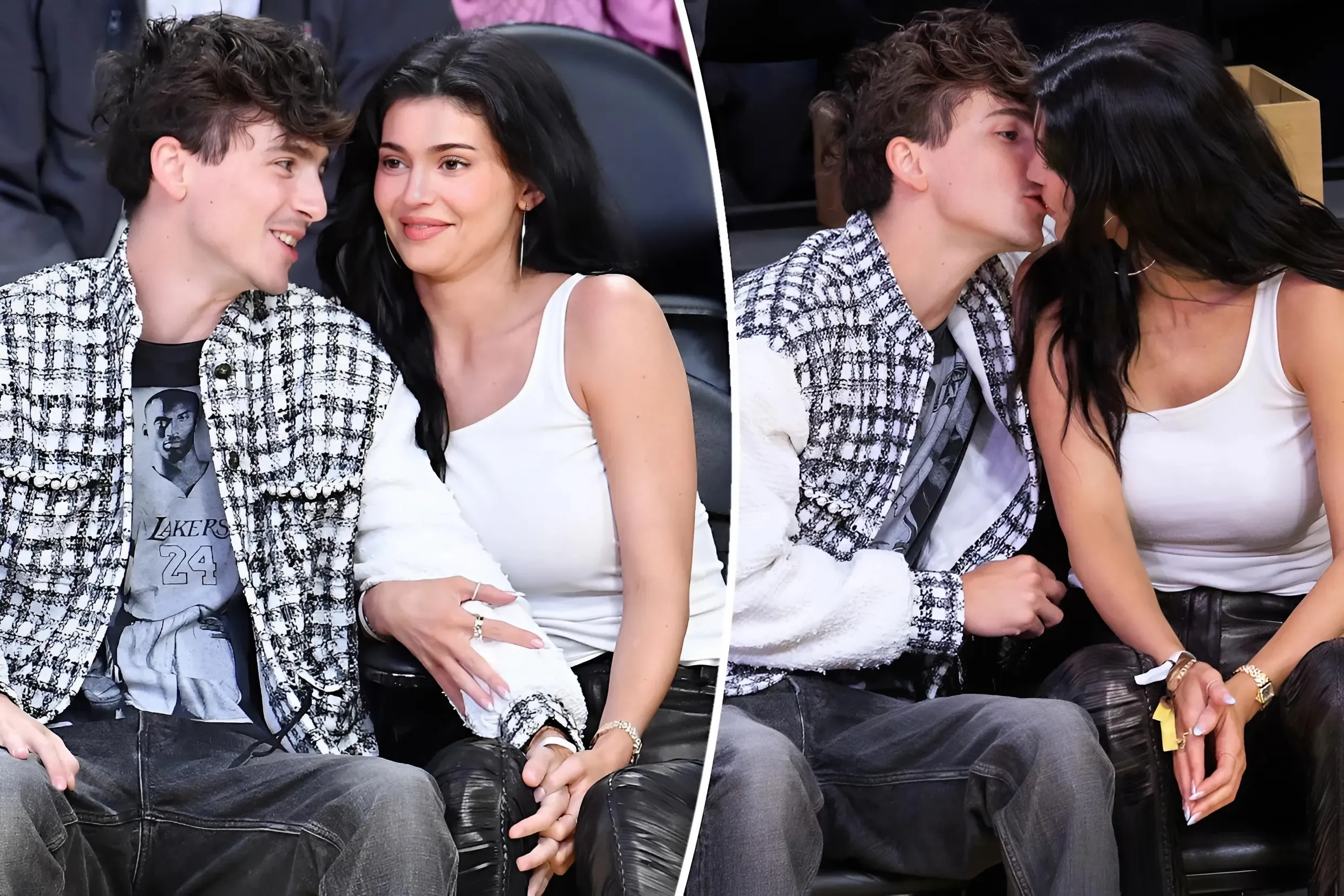 Kylie Jenner gets handsy with Timothée Chalamet on PDA-filled date at Lakers game
