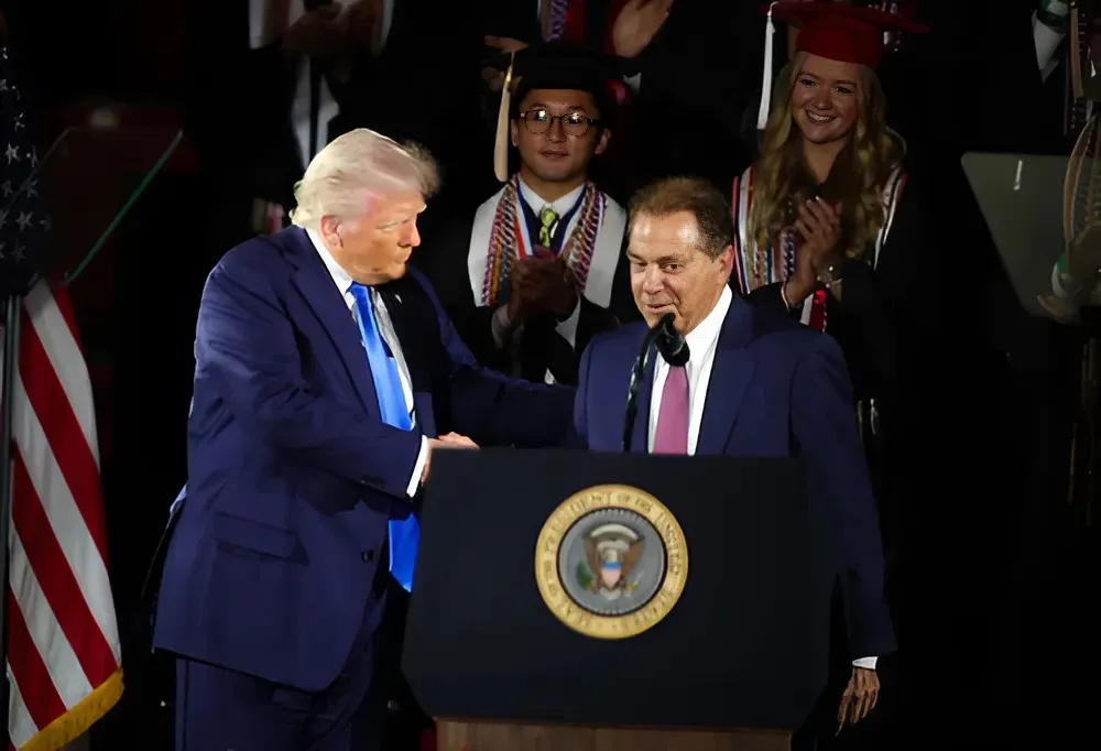 Nick Saban may have convinced Donald Trump to sign an executive order on college football