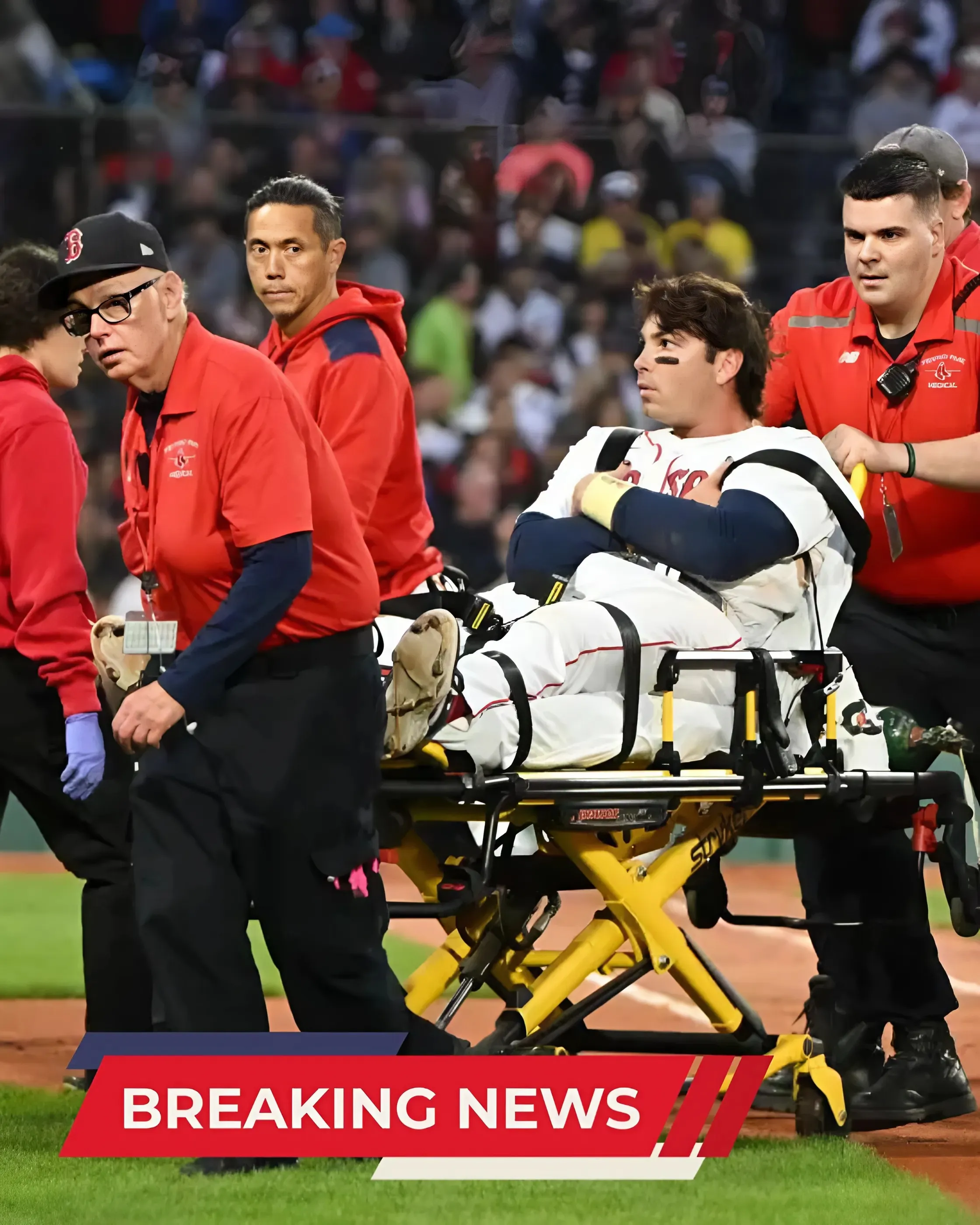 Red Sox news: Triston Casas carted off field with scary knee injury