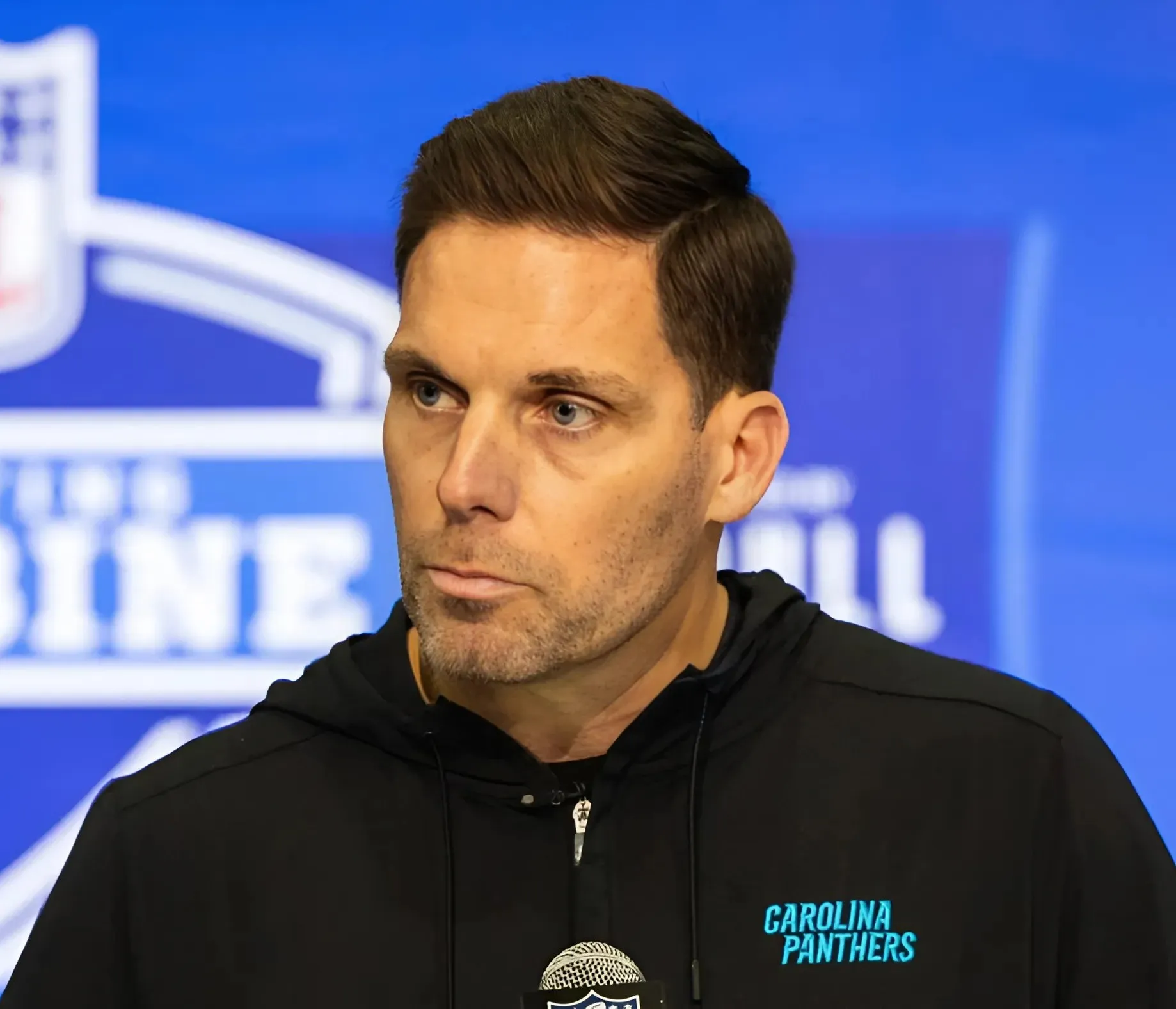 Dan Morgan reacts to trading up for SEC edge rusher to help rebuild defense