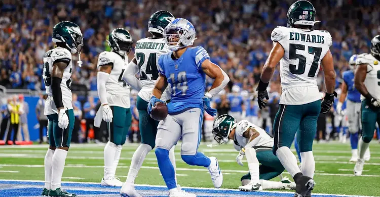 Lions Showdown Against Eagles No. 2 Ranked NFL Game