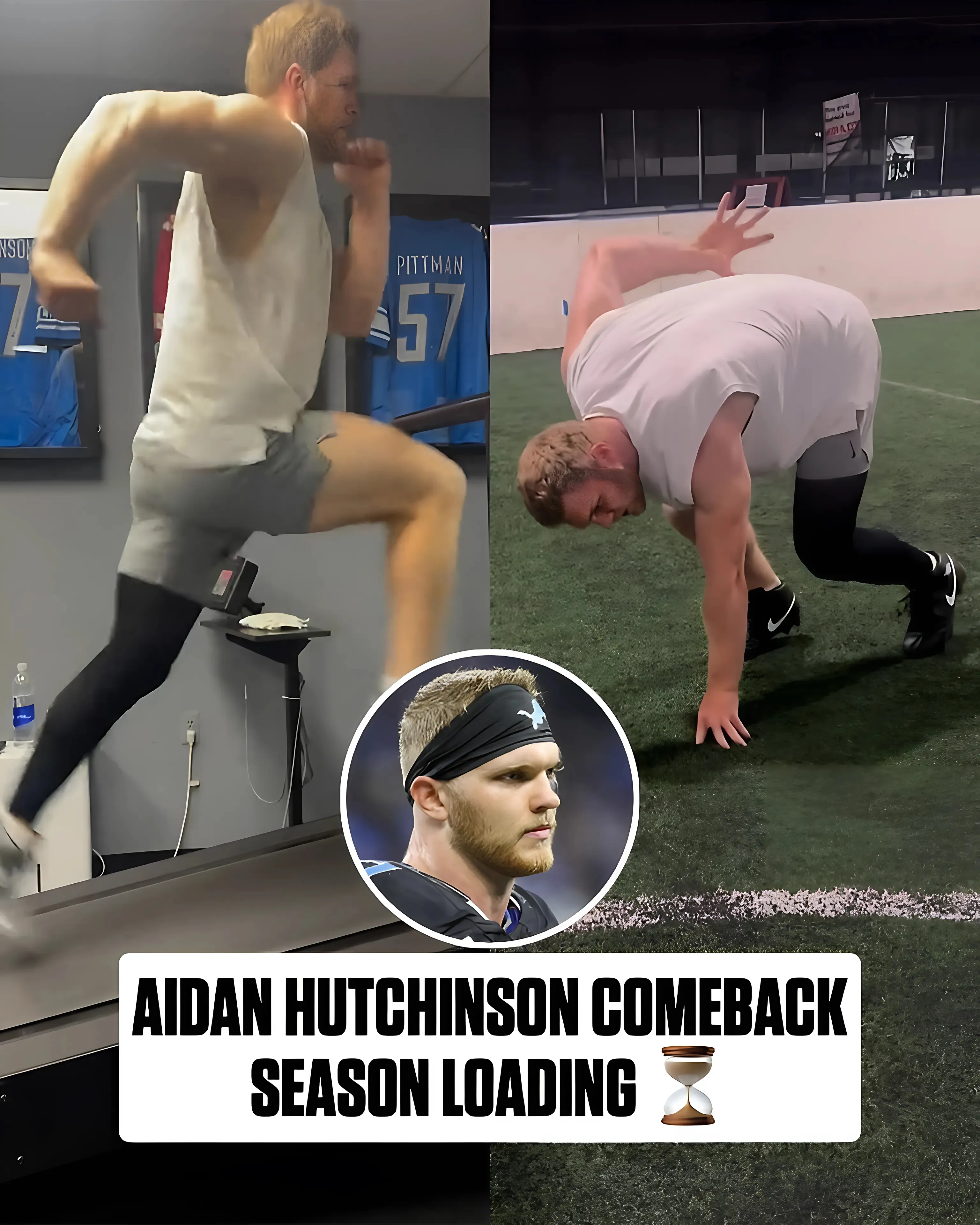 Lions Star Aidan Hutchinson Turns Heads in ‘Nightmare’ of a Video