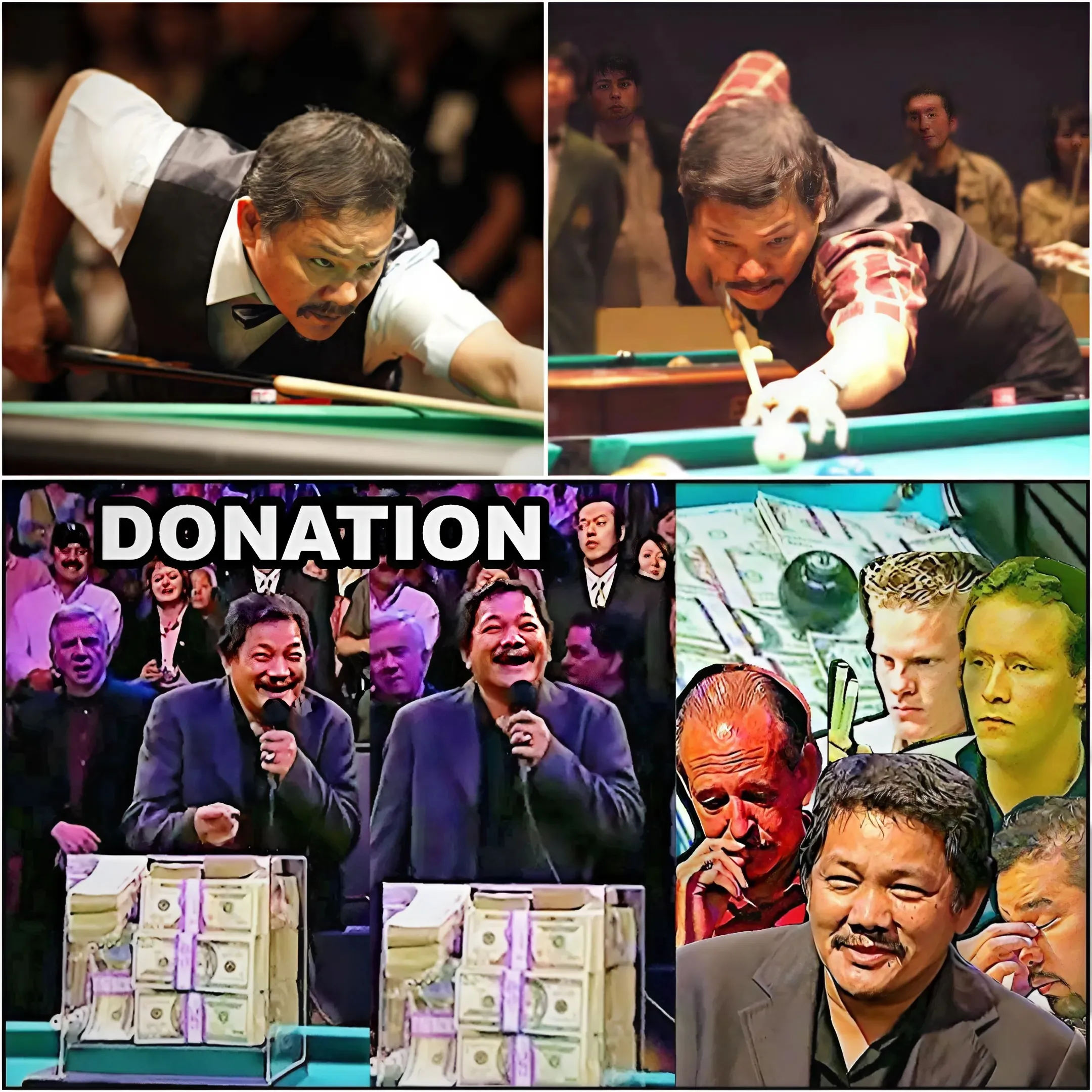 💸 Countless! TOP 5 times Efren Reyes won a million dollar POT MONEY, leaving his opponents speechless!
