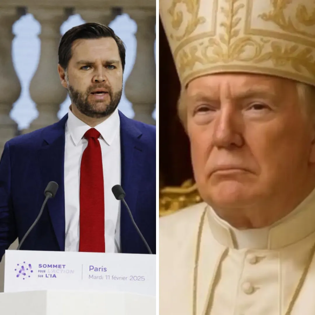 Trump Pretends to Be Pope While Vance Cheers From the Pews