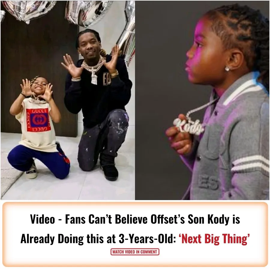 Sure! Here is an eye-catching and engaging headline based on your content:  "Offset’s Son Kody Stuns Everyone with Impressive Rap Skills, Leaving Fans Wondering if He’s a Natural or Getting Tips from Offset"