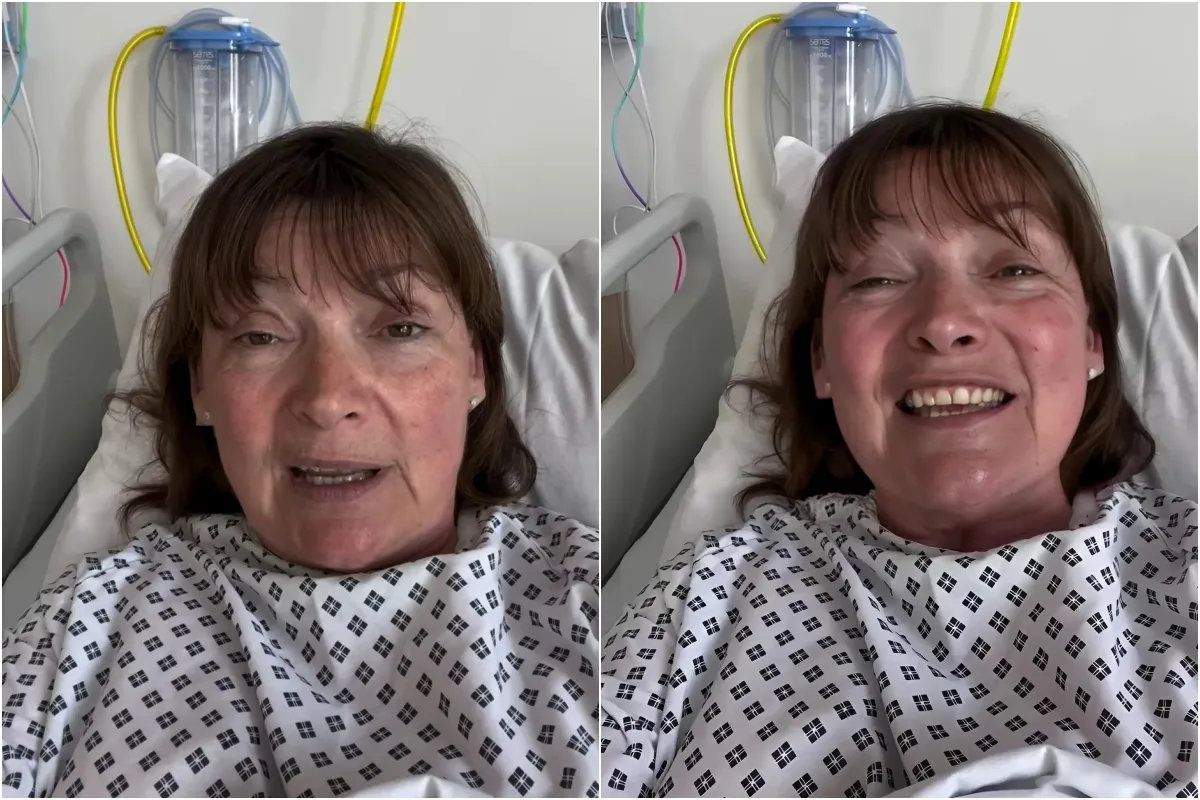 Lorraine Kelly reveals secret health battle as she shares photos from hospital ahead of surgery ngocc