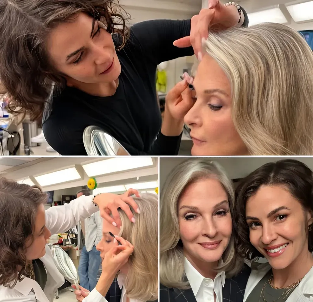 Gotta love women friends! I was in the make up chair running lines with Lindsey