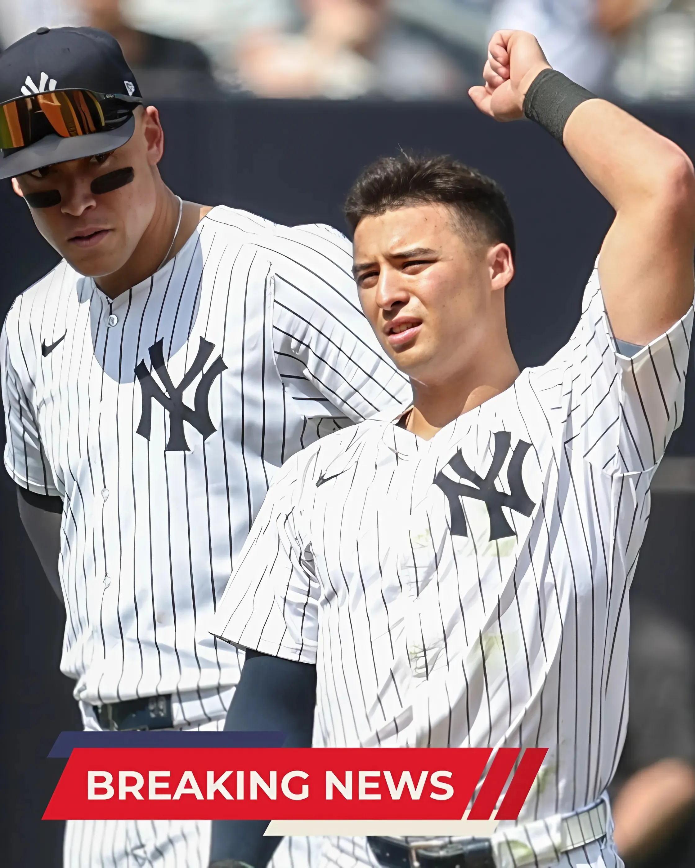 Anthony Volpe injury update: Yankees get 'good news' after shoulder scare, shortstop considered day-to-day