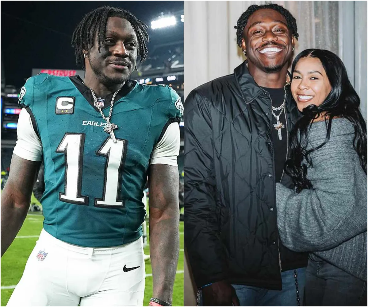 Philadelphia Eagles' A.J. Brown announces engagement to girlfriend Kelsey Riley - suong