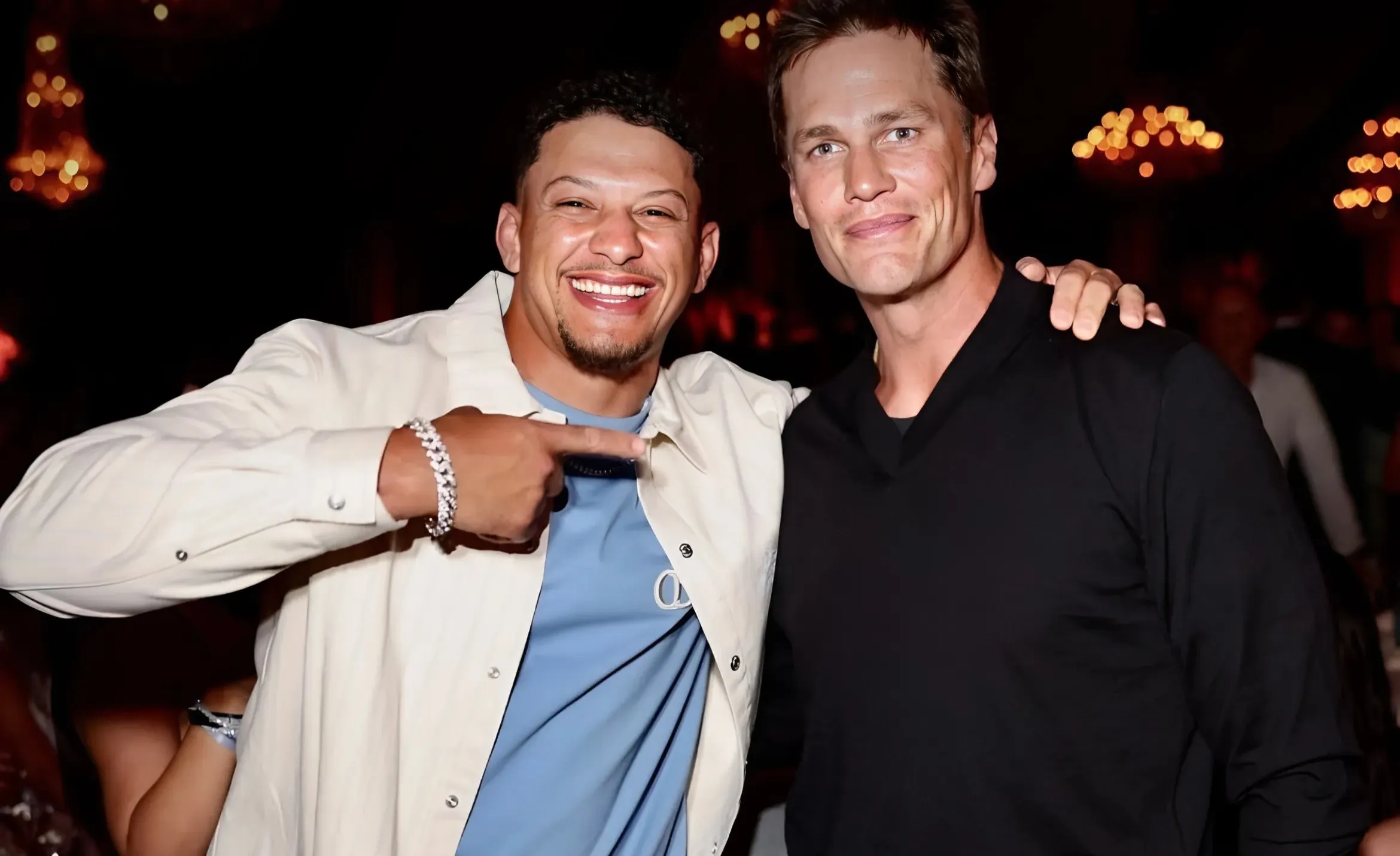 Chiefs Patrick Mahomes And Tom Brady Spotted Partying in Miami