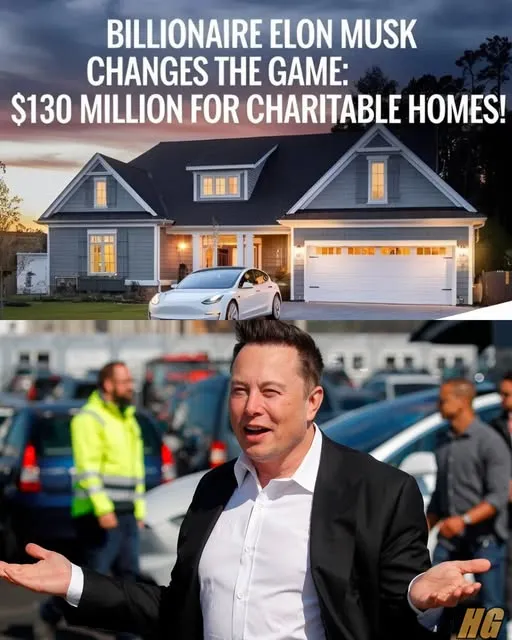 Billionaire Elon Musk Changes the Game: $130 Million for Charitable Homes! Elon Musk is rewriting the rulebook once again! The visionary billionaire has pledged an incredible $130 MILLION to fund charitable homes