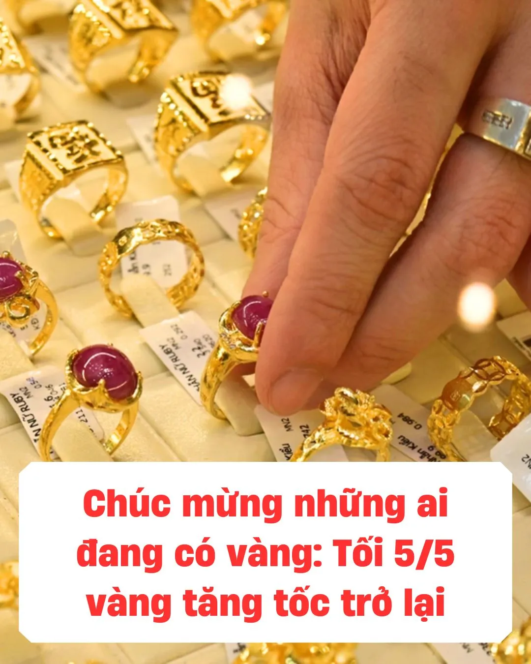 Nhà đầu tư cả nước chính thức nhận tin vui: Vàng TĂNG GIÁ trở lại, tối nay lại “vui hơn Tết” rồi