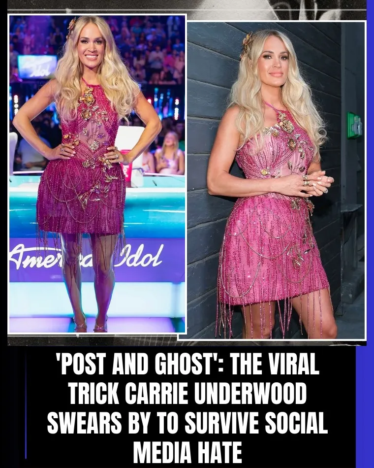 Post and Ghost': The Viral Trick Carrie Underwood Swears By to Survive Social Media Hate