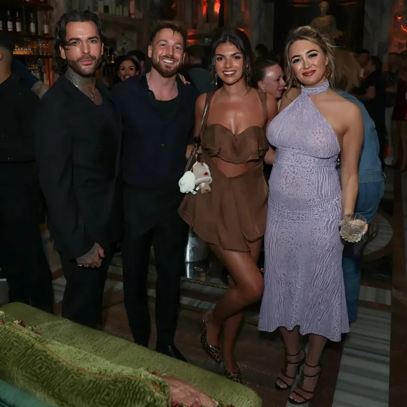 Sam Thompson and Samie Elishi cosy up in first photo together amid dating rumours at Olivia Attwood’s glam ngocc