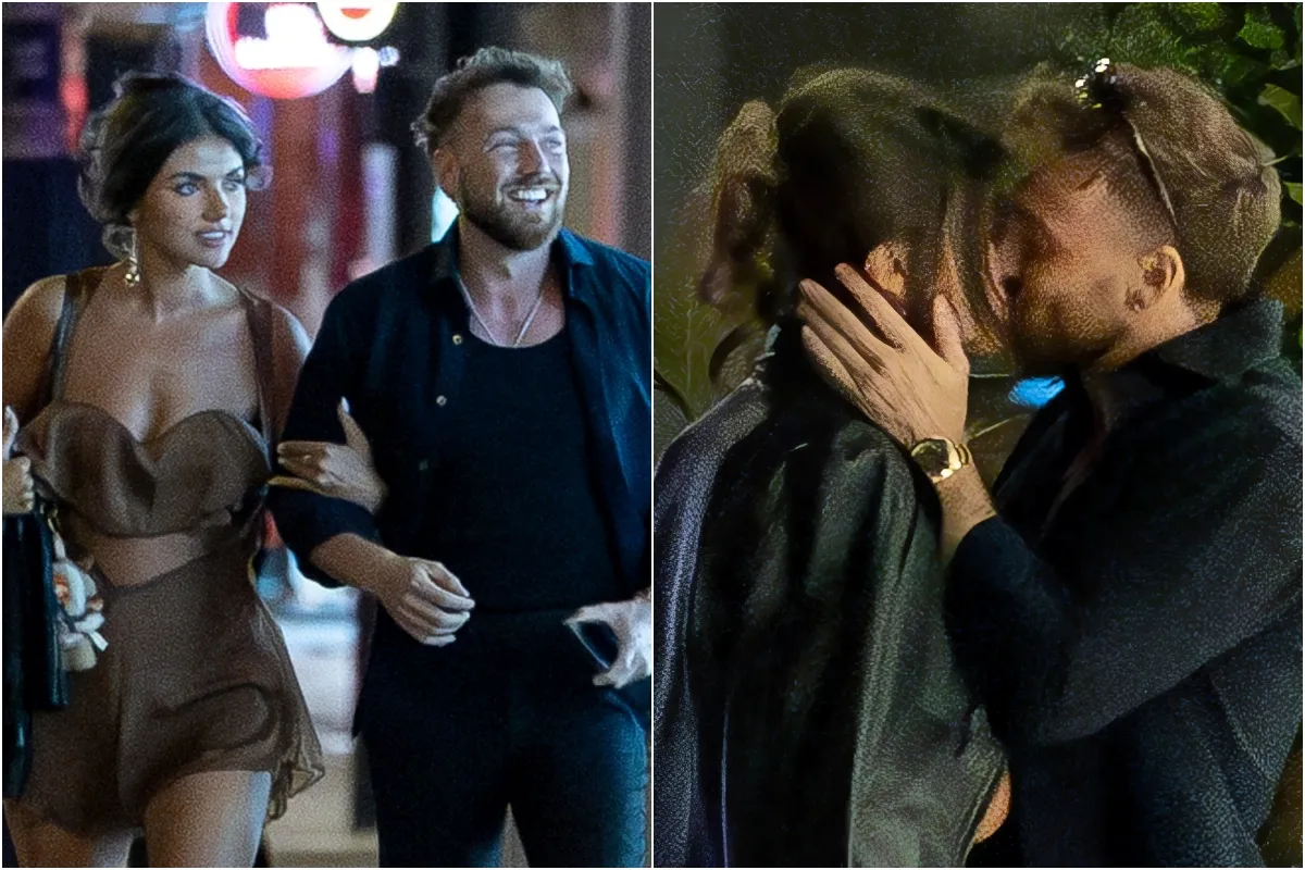 Sam Thompson and Samie Elishi CONFIRM dating rumours as they’re pictured sharing a steamy kiss on night out with pals ngocc