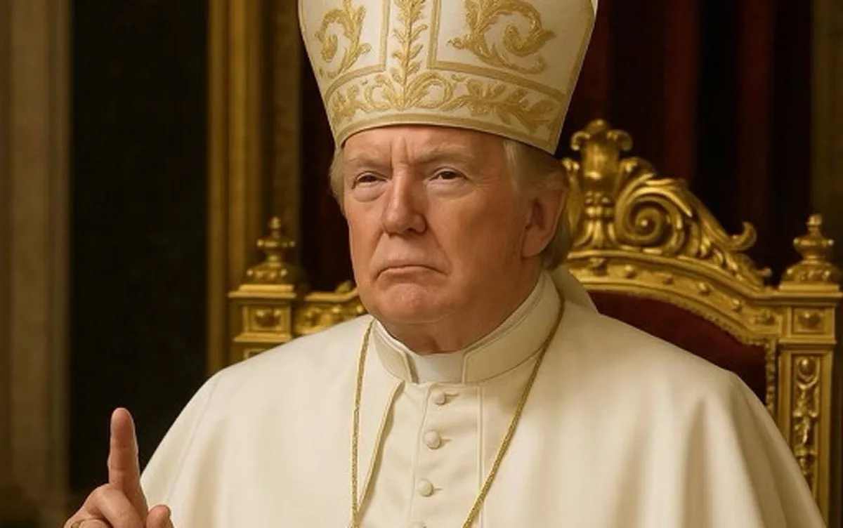 9. Donald Trump posts picture of HIMSELF as pope just a week after Francis’ funeral – as cardinals gather to elect new leader of the Catholic Church