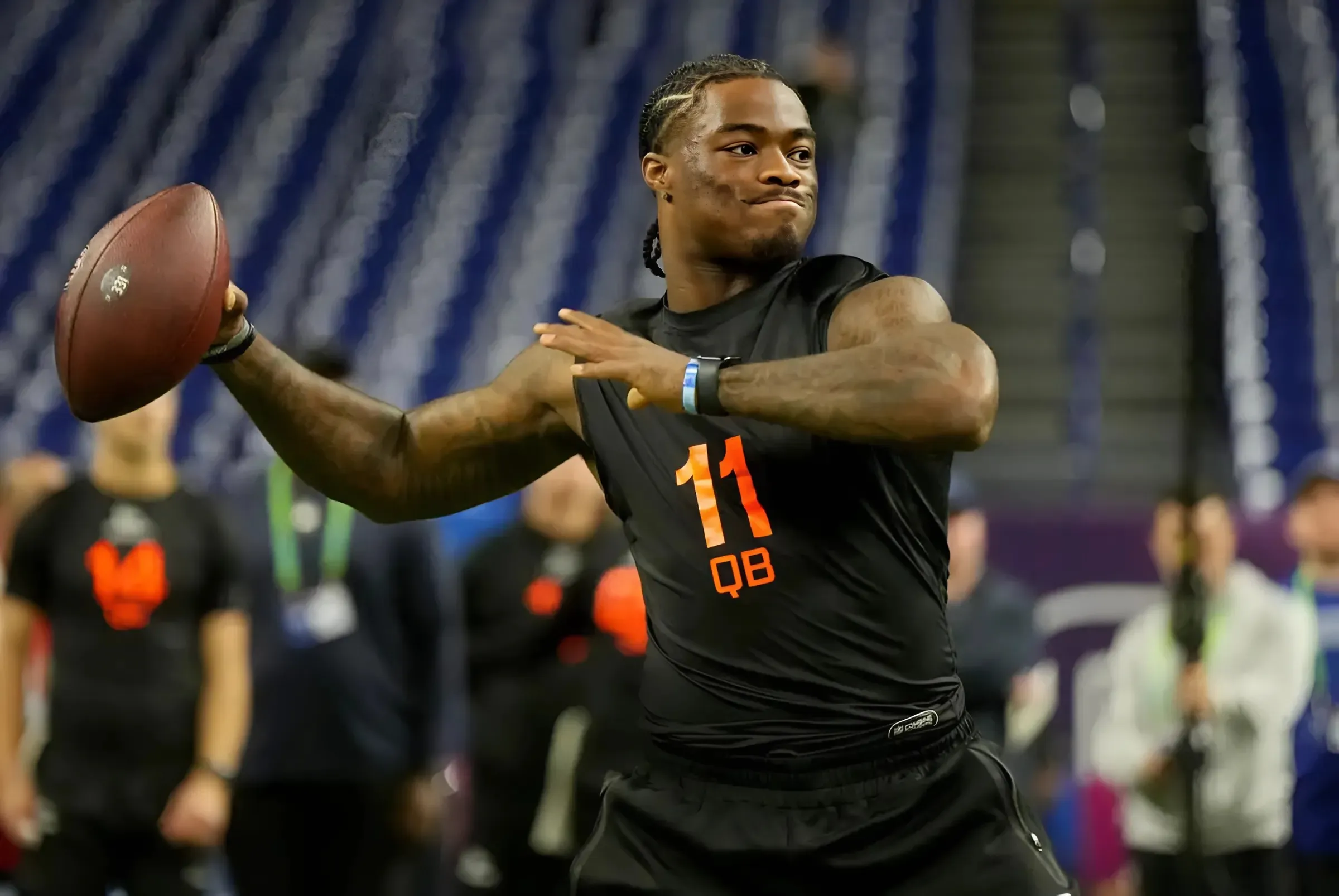 Jalen Milroe sparks excitement at Seahawks rookie minicamp