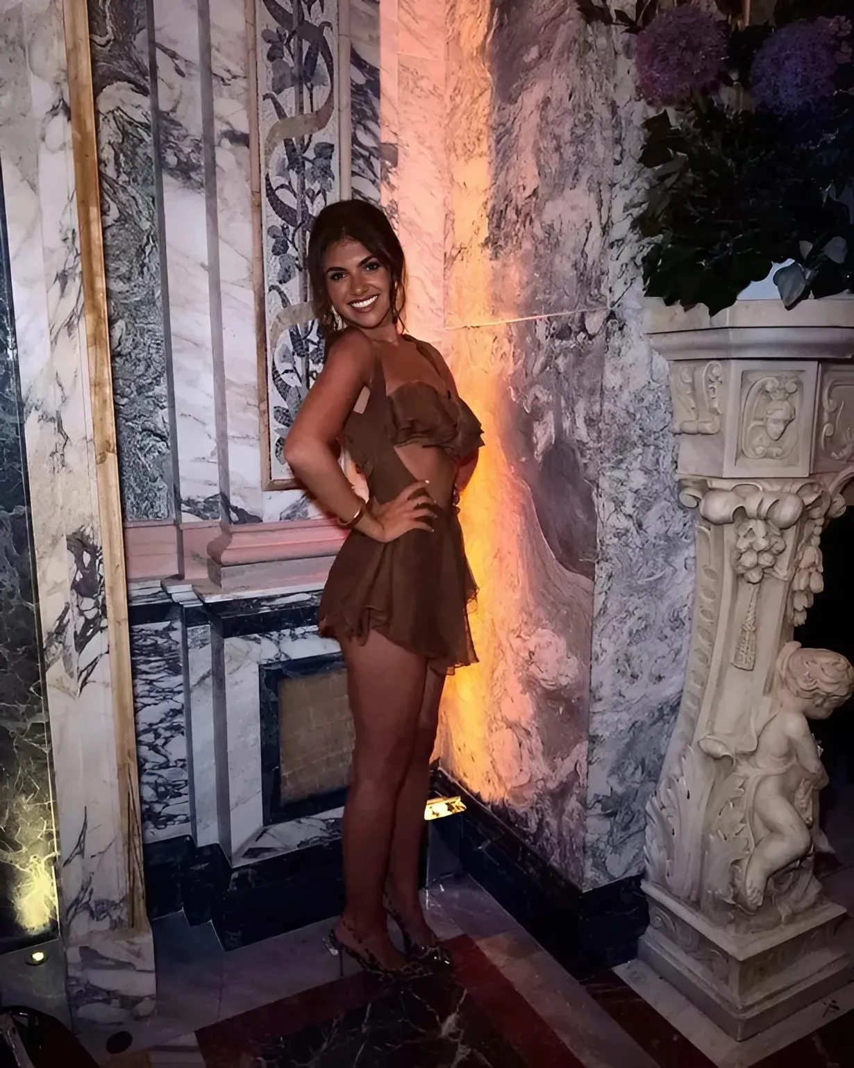 Samie Elishi 'so happy' and 'glowing' after she's spotted kissing Sam Thompson