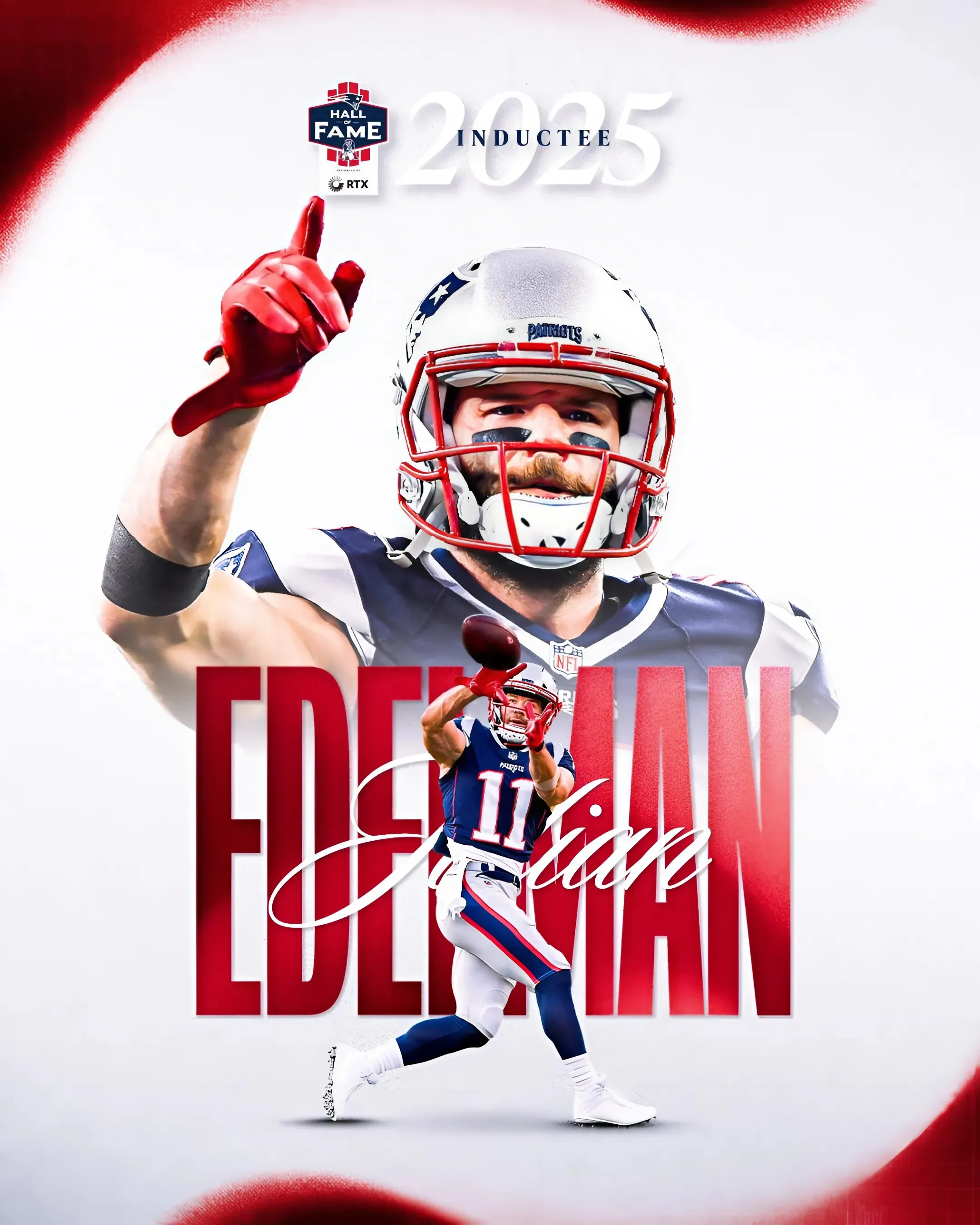 Julian Edelman Receives Major Patriots Honor
